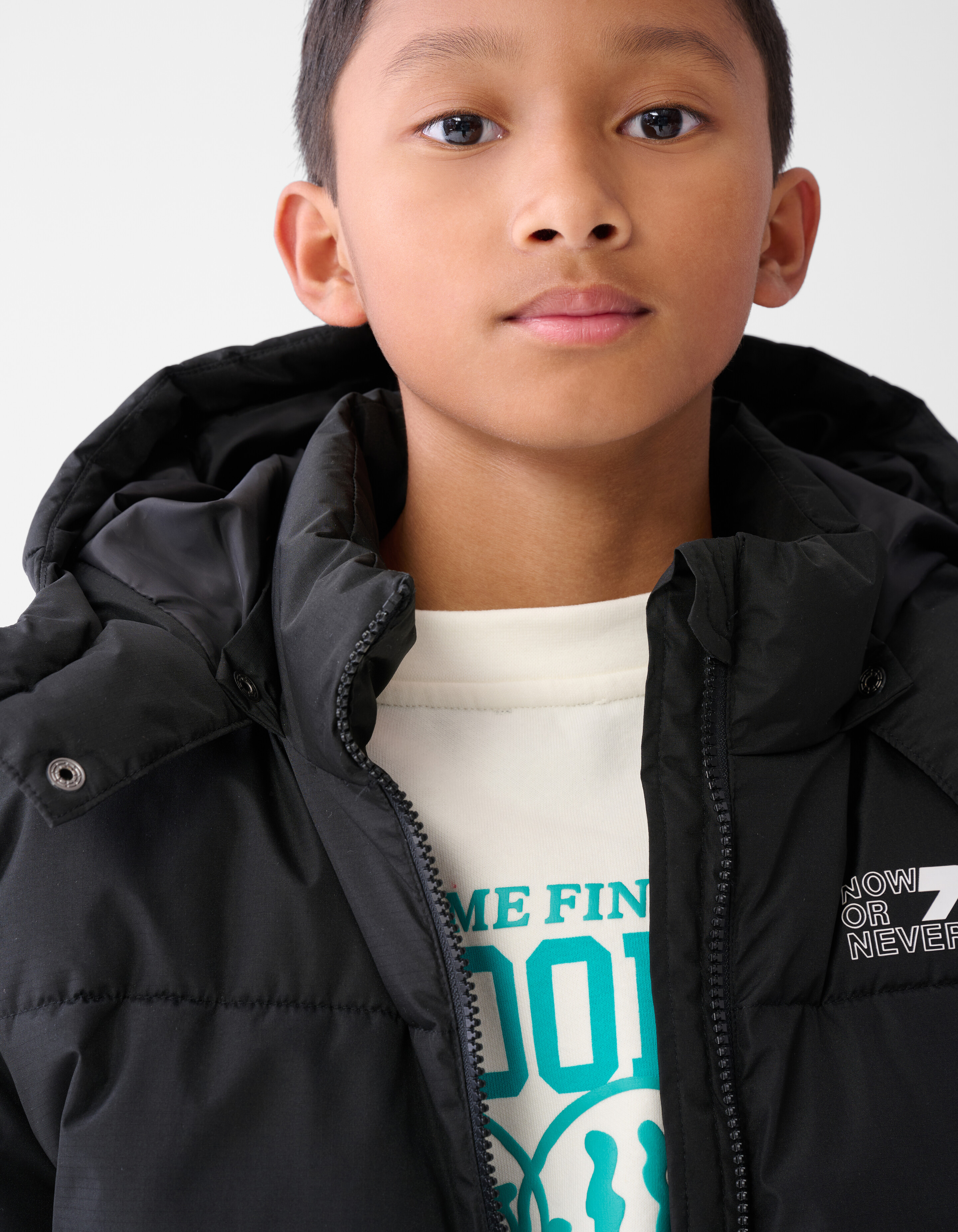 Puffer Jas Zwart SHOEBY BOYS