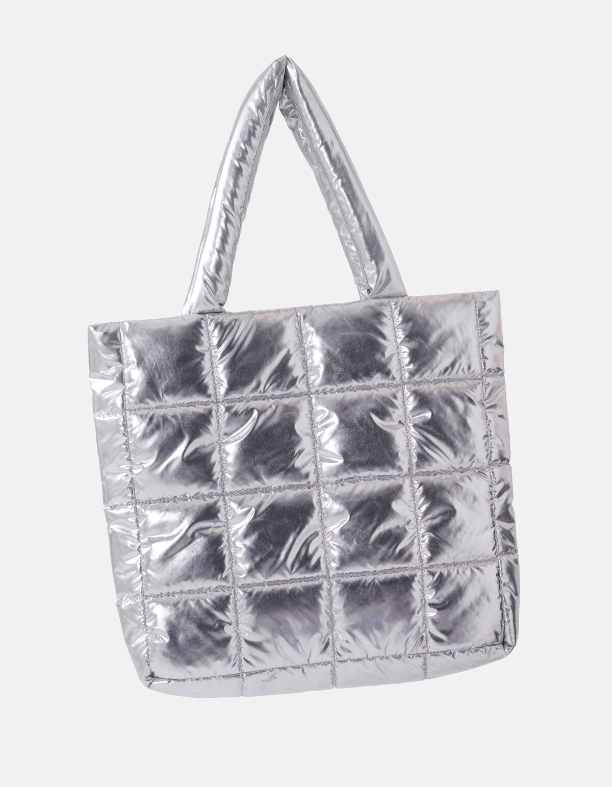 Metallic Shopper Zilver SHOEBY ACCESSOIRES