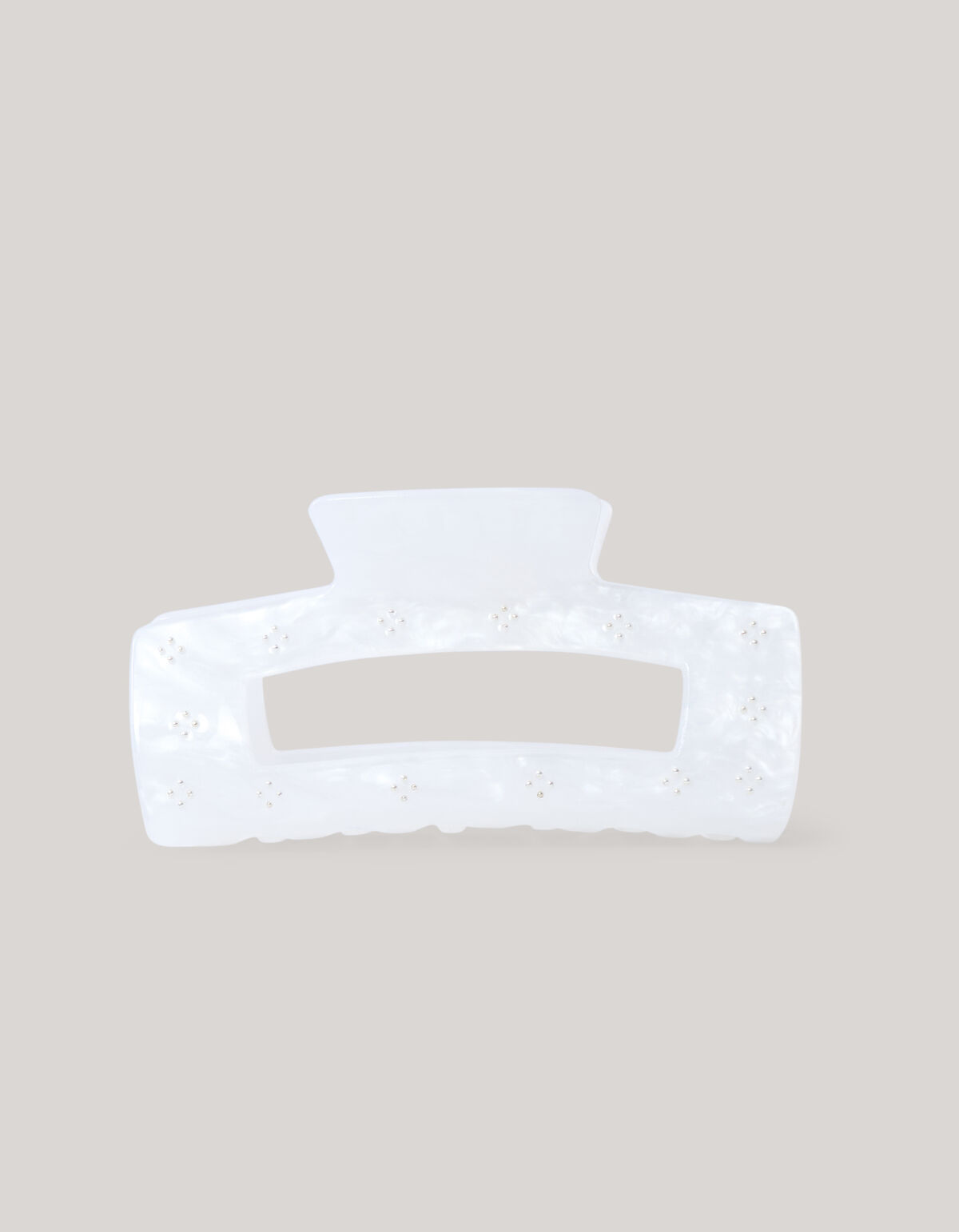 Strass Haarklem Wit SHOEBY ACCESSOIRES