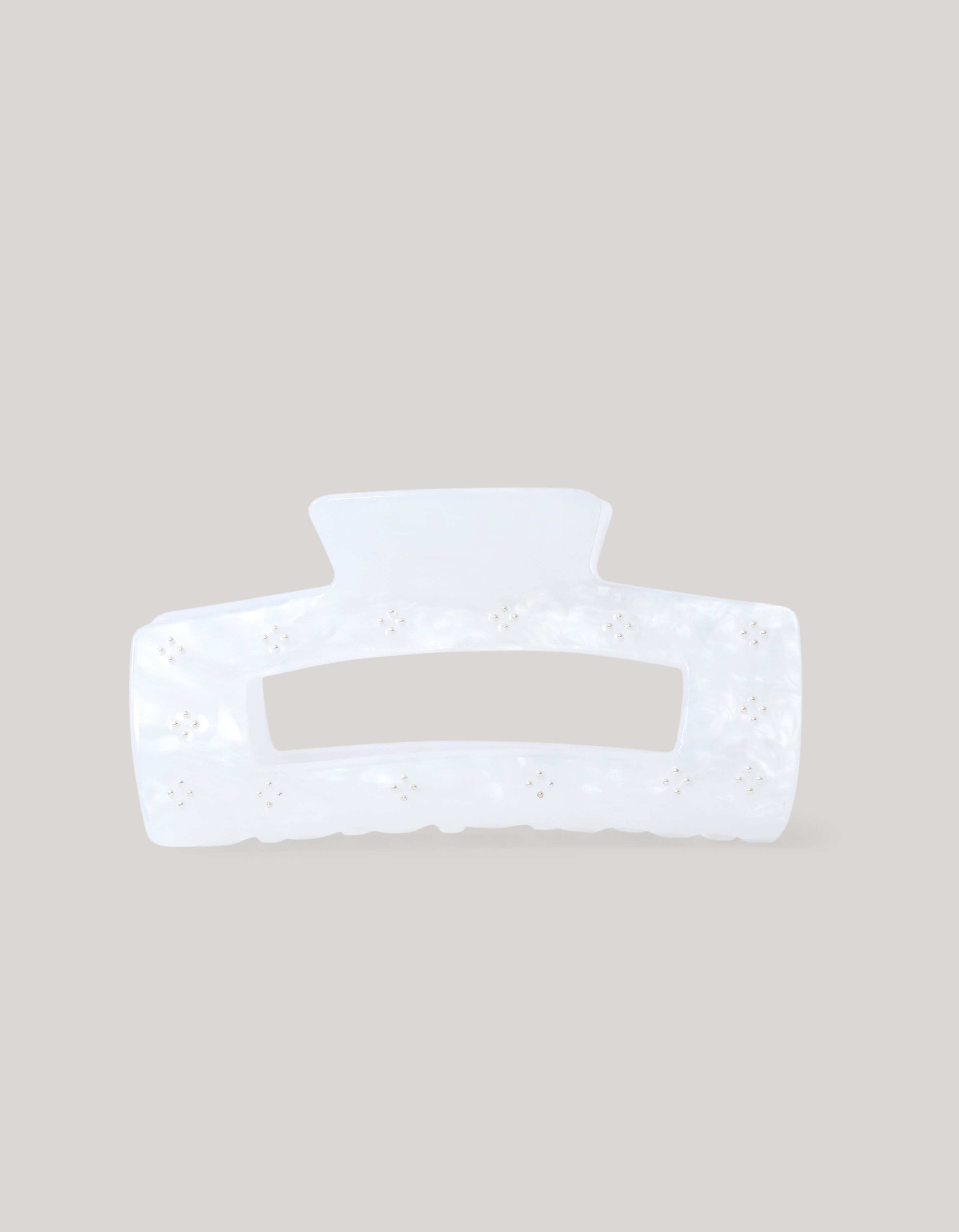 Strass Haarklem Wit SHOEBY ACCESSOIRES