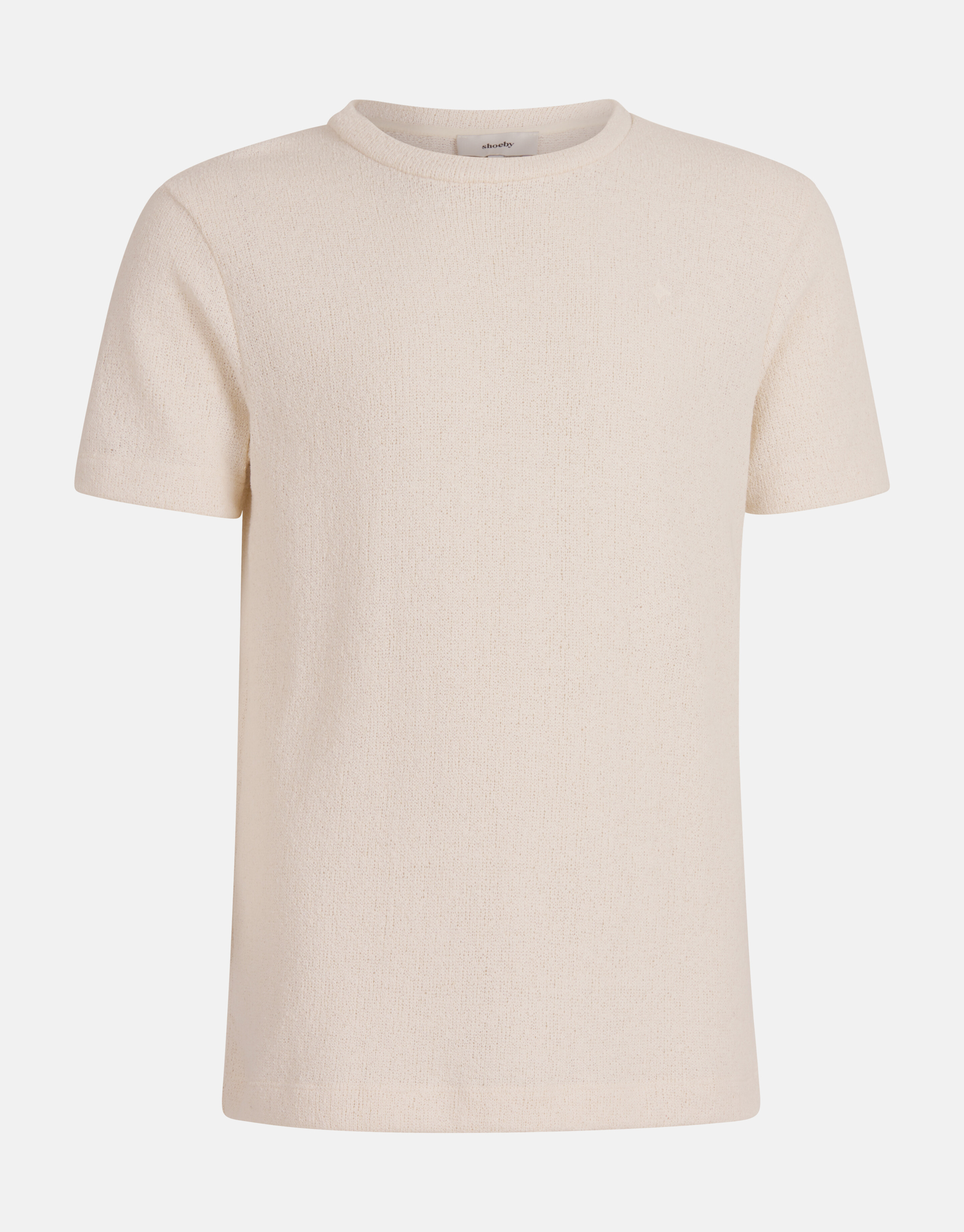 Boucle T-shirt Gebroken Wit SHOEBY MEN