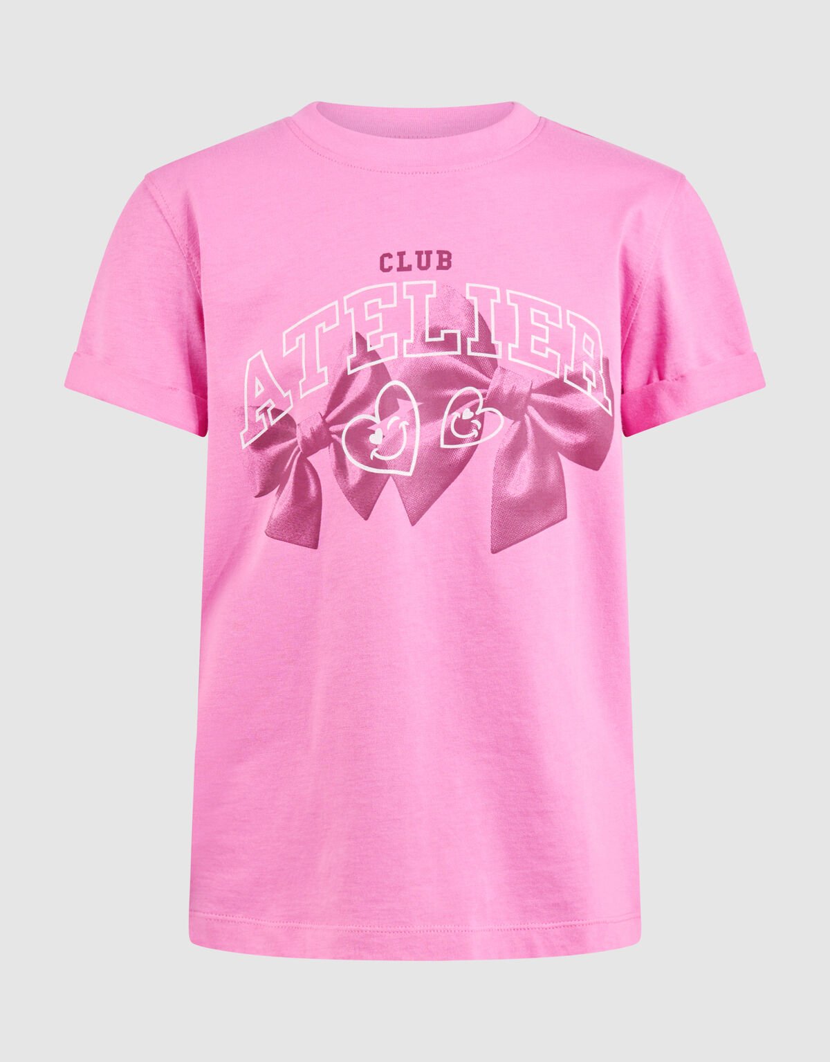Club Atelier Artwork T-shirt Roze SHOEBY GIRLS