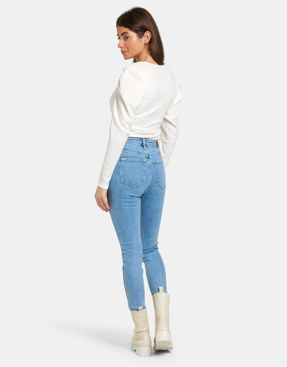 Crinkle Poff Top Eksept