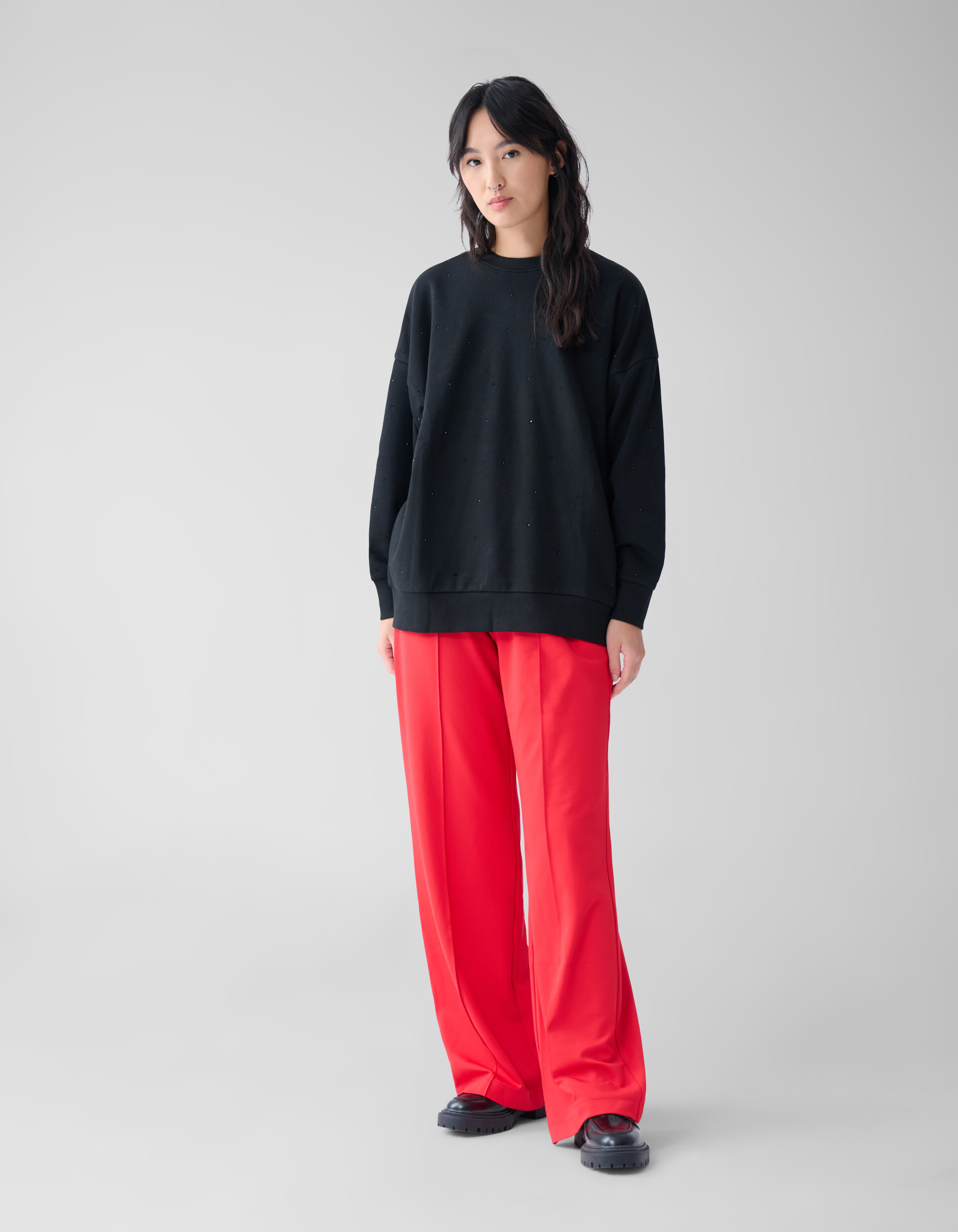 Strass Sweater Zwart SHOEBY WOMEN