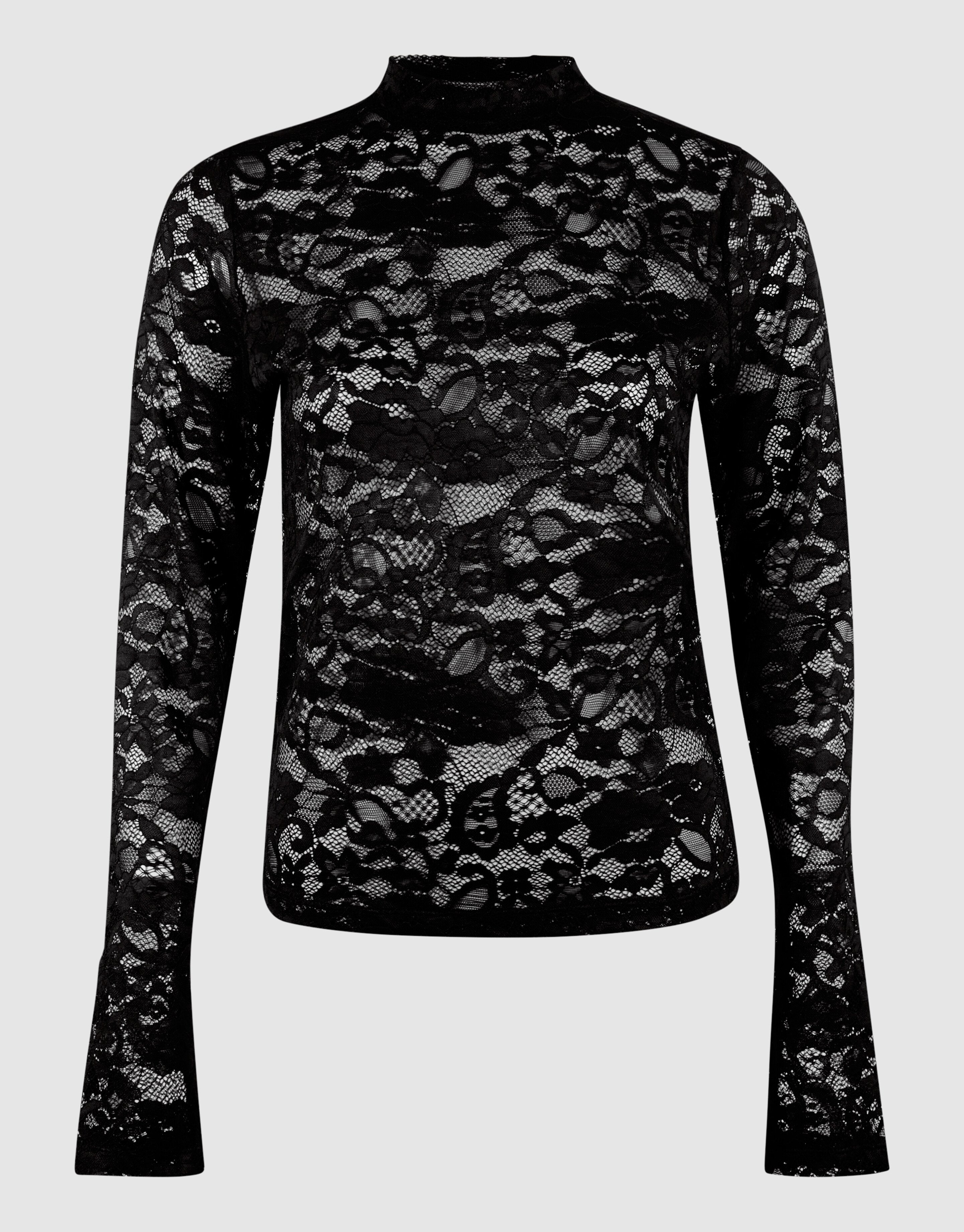 Kanten Top Zwart SHOEBY WOMEN