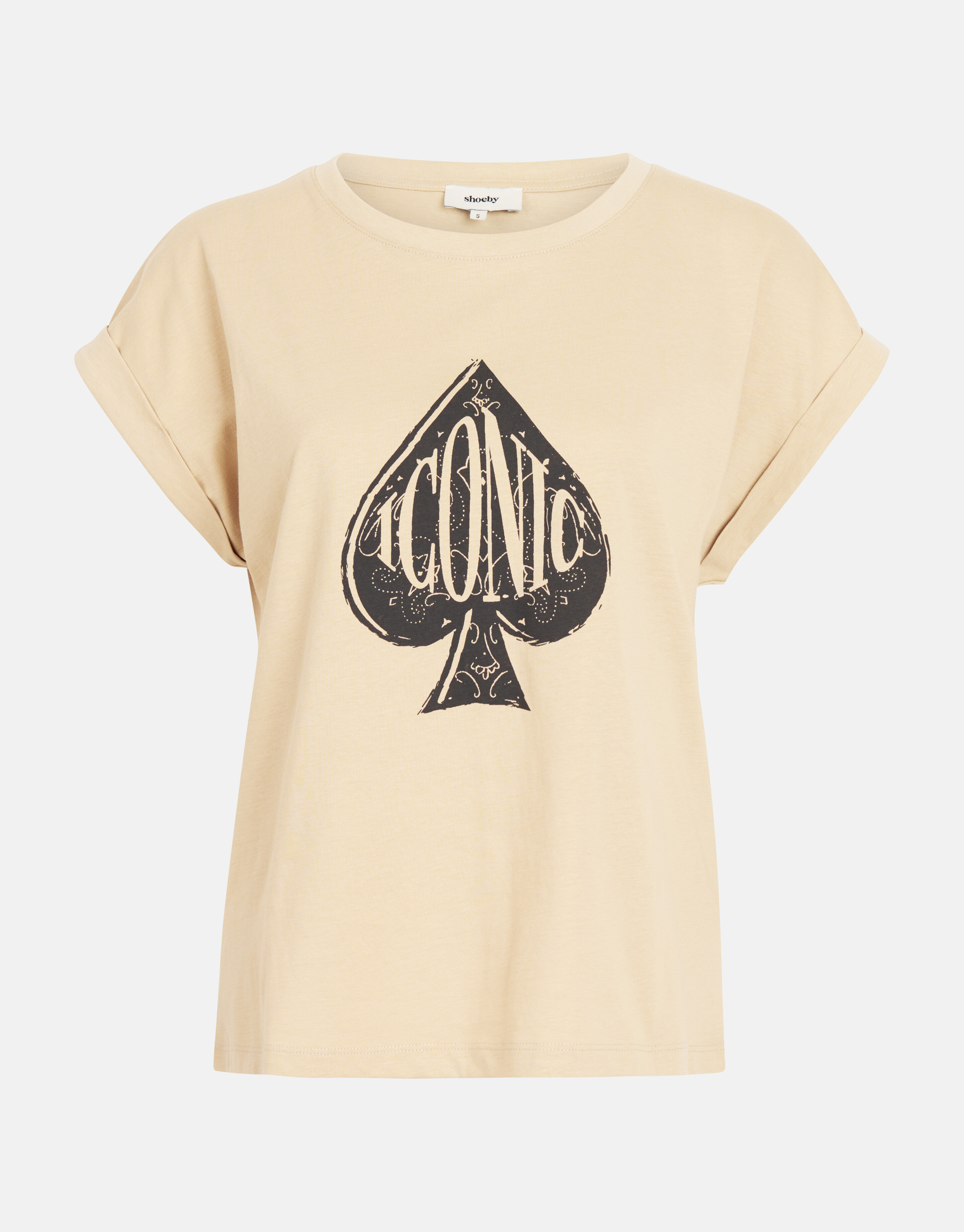 Artwork T-shirt Beige SHOEBY WOMEN