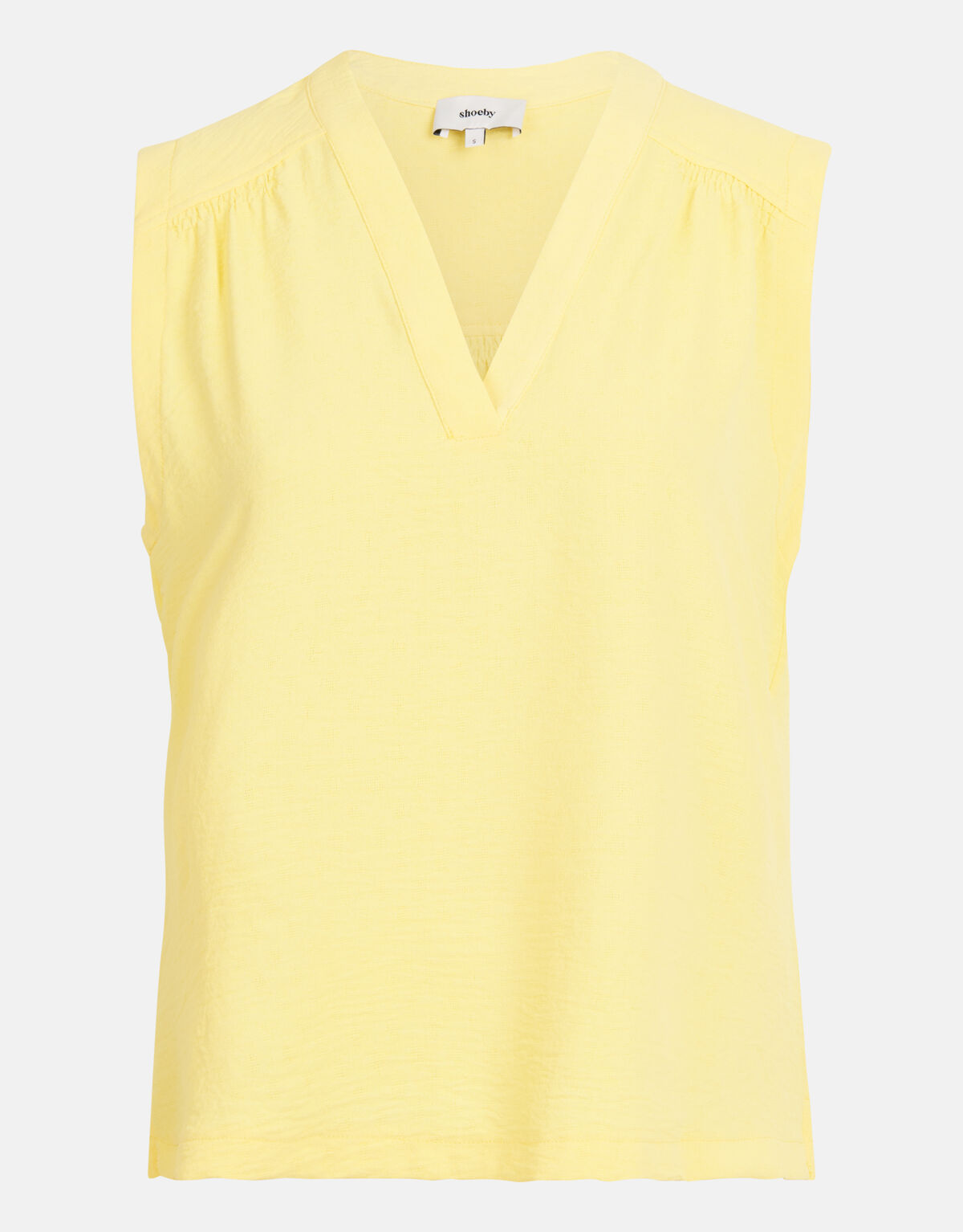 Jacquard Top Geel SHOEBY WOMEN