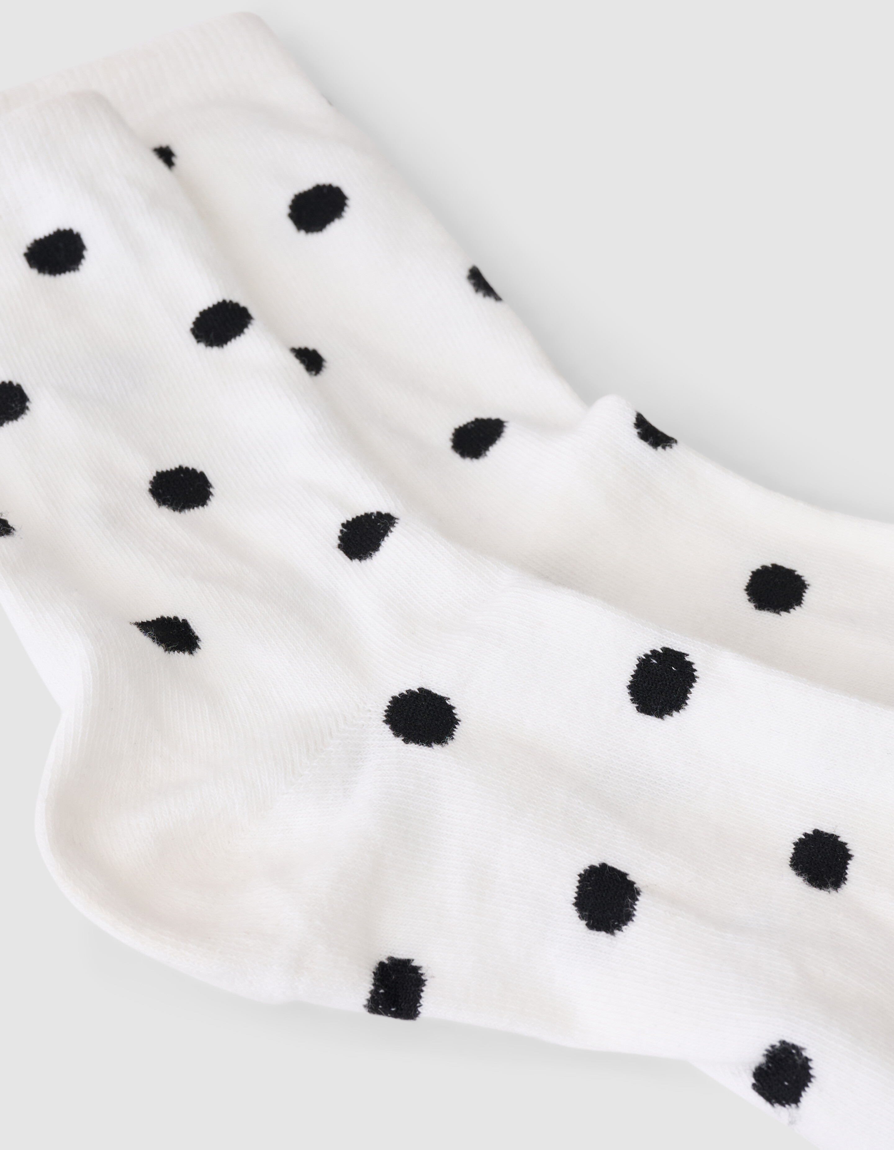 Polkadot Sokken Wit/Zwart SHOEBY ACCESSOIRES