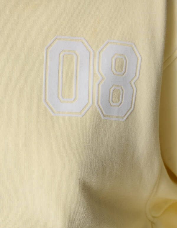 Varsity Cord Sweater Lichtgeel SHOEBY WOMEN