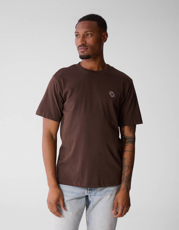 Artwork T-shirt Donkerbruin SHOEBY MEN