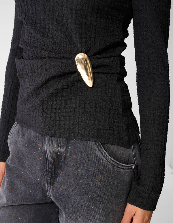 Organic Broche Goud SHOEBY ACCESSOIRES