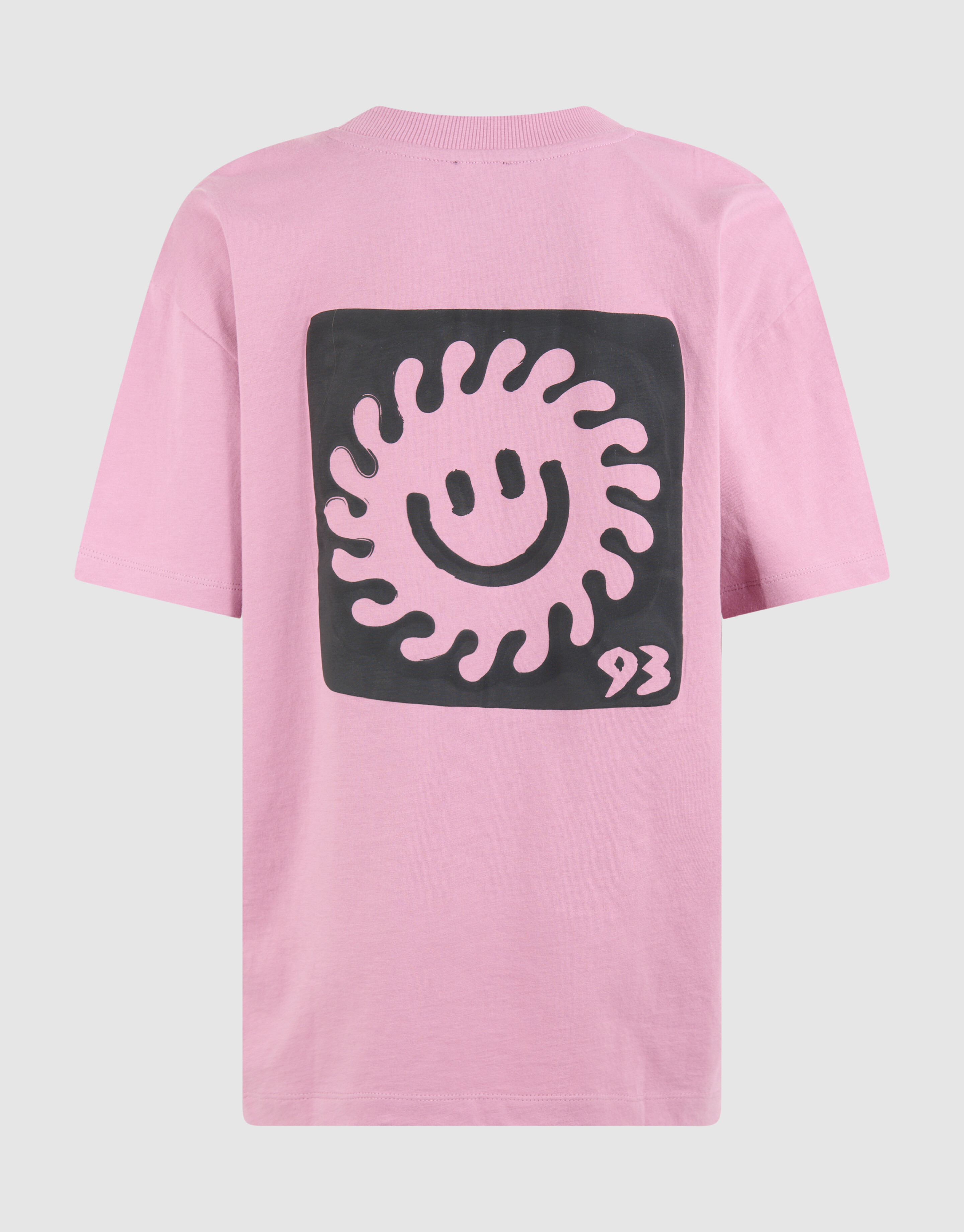 Smiley Sun Artwork T-shirt Roze SHOEBY BOYS