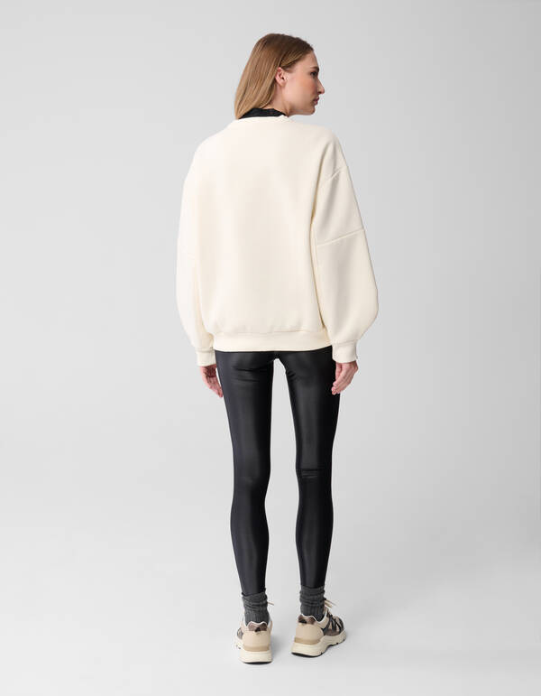 Big Sleeve Sweater Gebroken Wit SHOEBY WOMEN