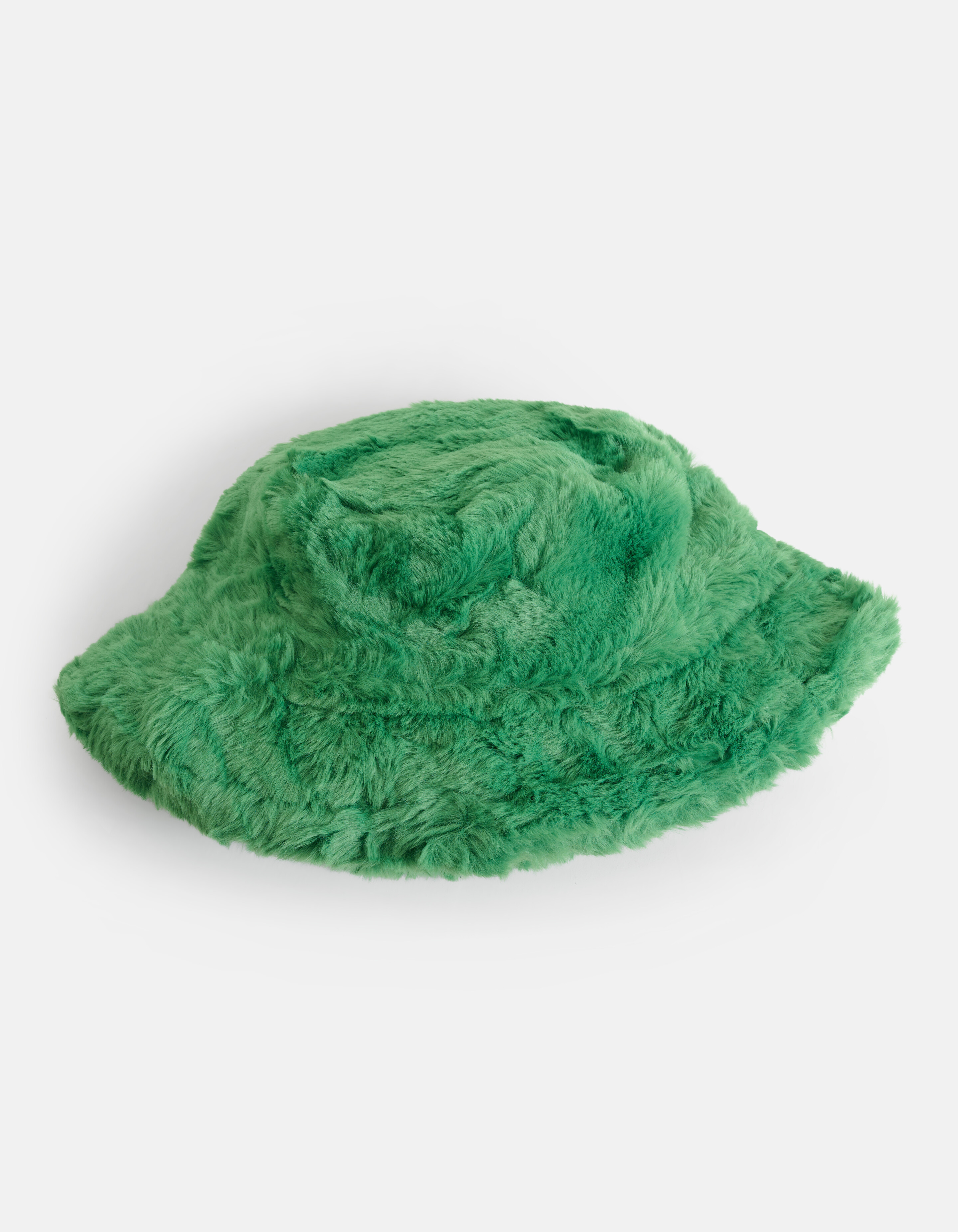 Faux Fur Hoed Groen SHOEBY ACCESSOIRES