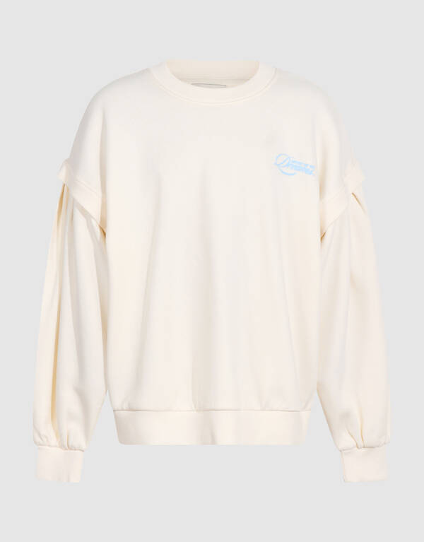 Pleated Sweater Gebroken Wit SHOEBY GIRLS