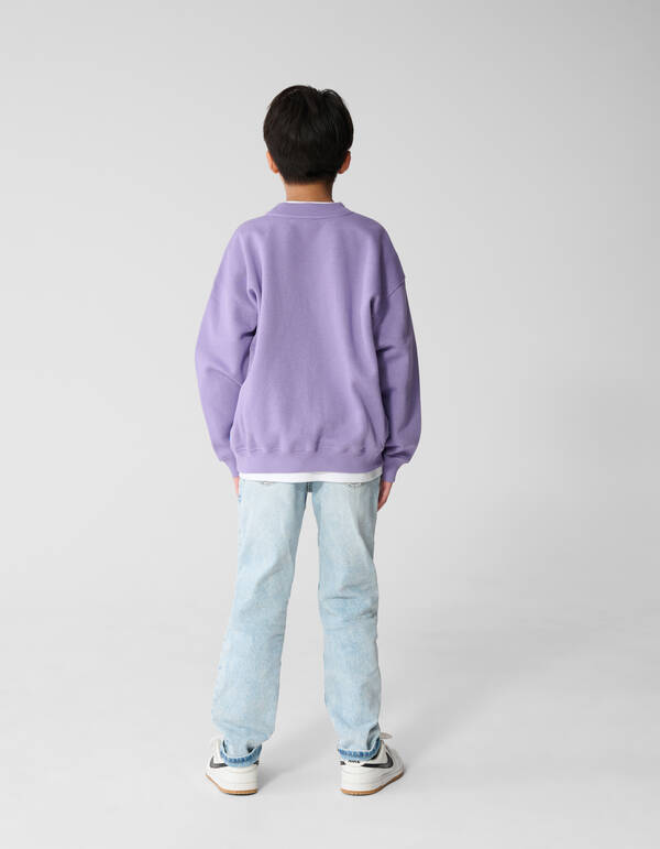 Southside Artwork Sweater Lichtpaars SHOEBY BOYS
