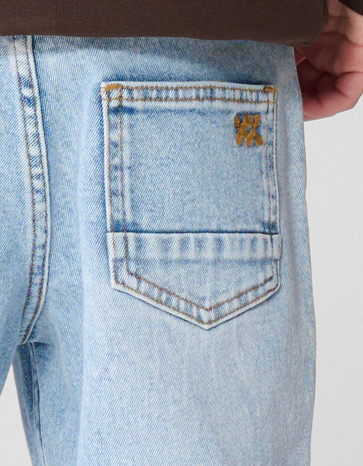 Tapered Fit Jeans Bleached SHOEBY BOYS