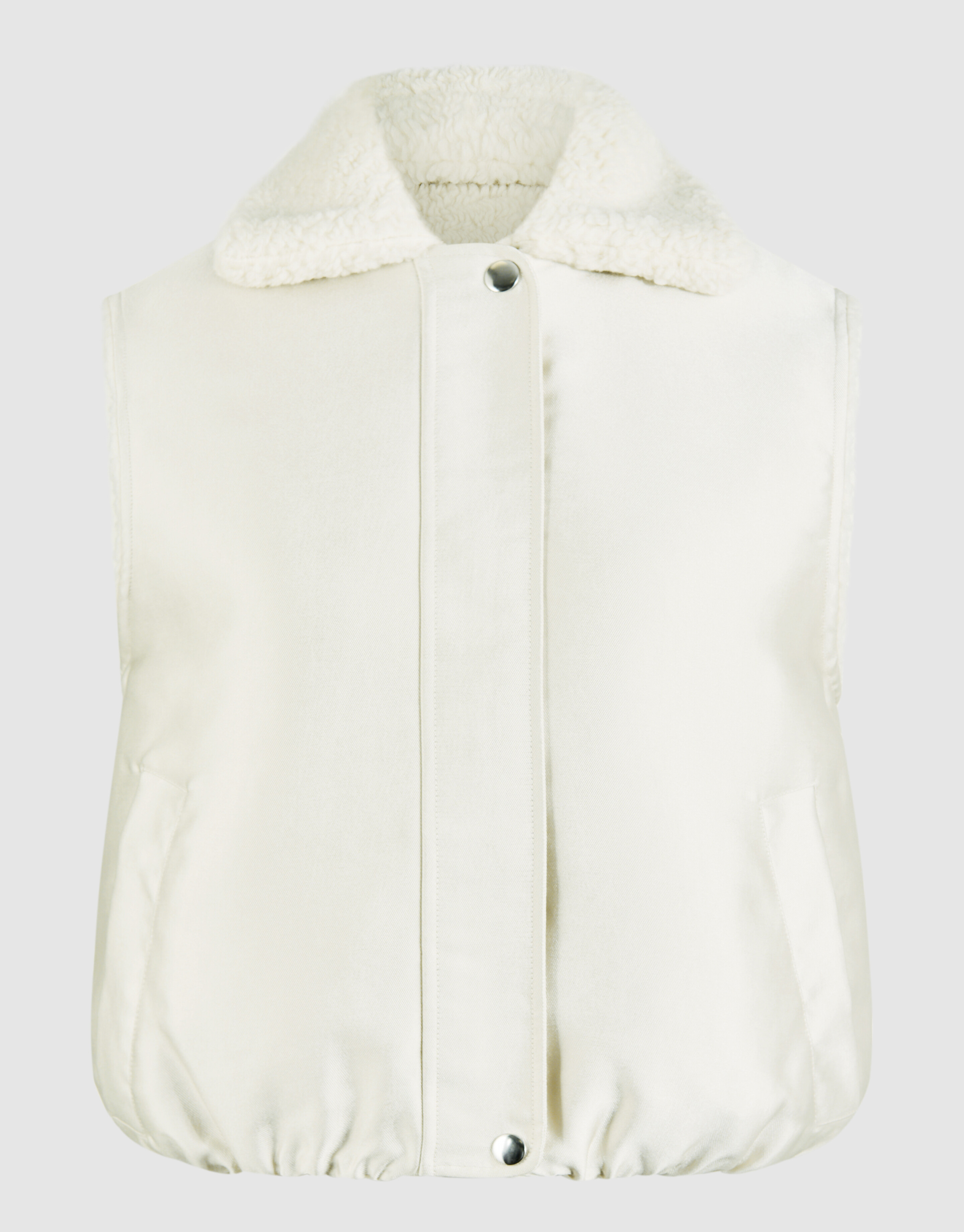 Reversible Gilet Gebroken Wit By Fred SHOEBY WOMEN