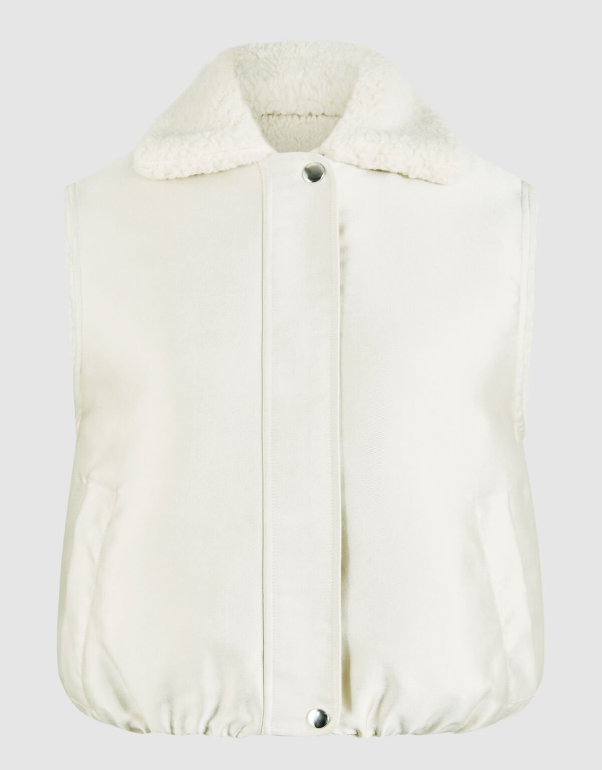 Reversible Gilet Gebroken Wit By Fred SHOEBY WOMEN