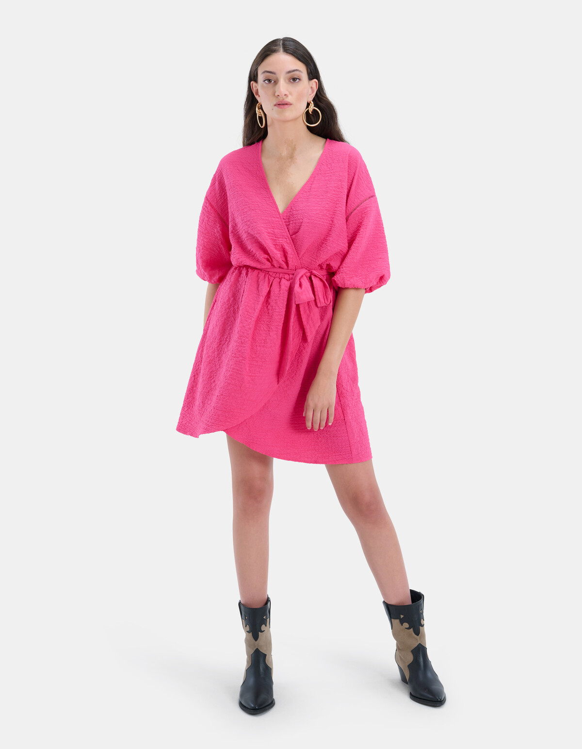 Solid Wrap Jurk EKSEPT