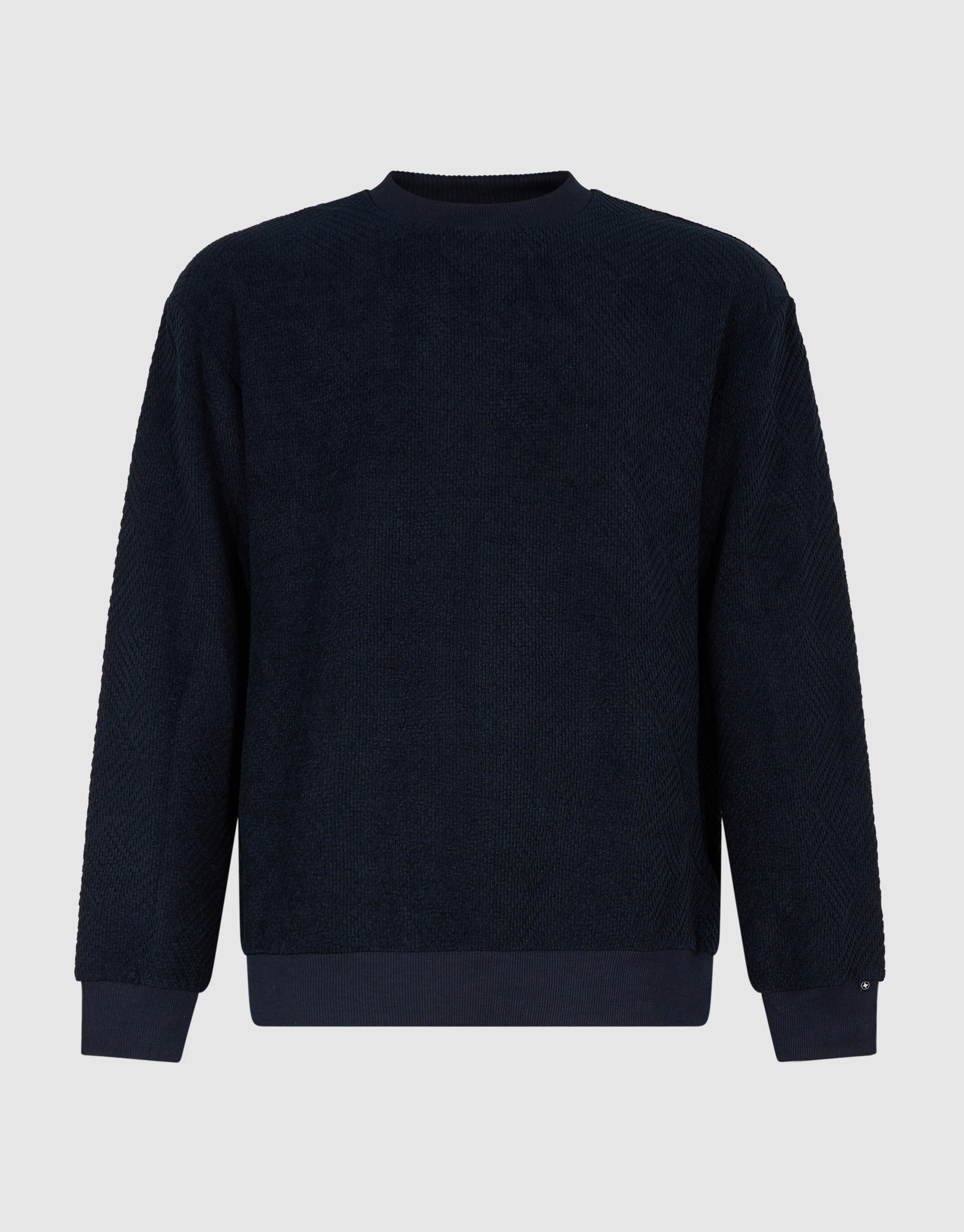 Soft Block Sweater Donkerblauw SHOEBY MEN