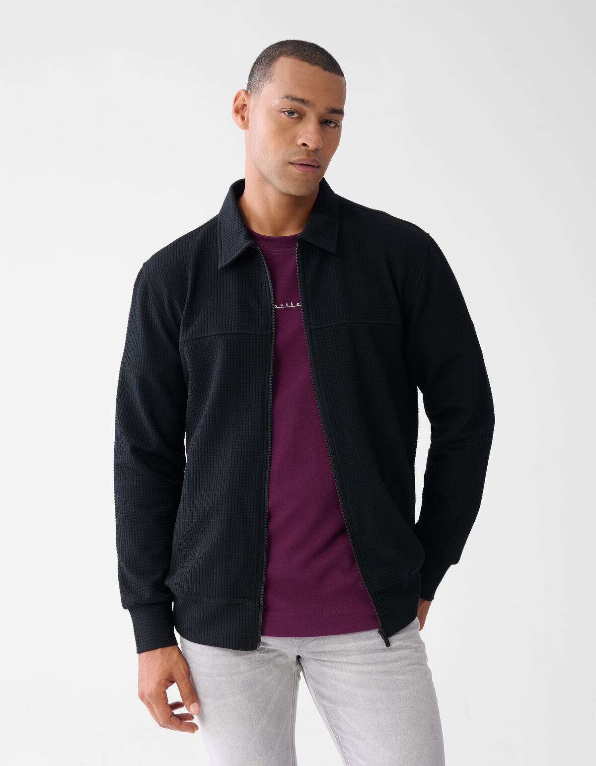 Structuur Jack Zwart SHOEBY MEN