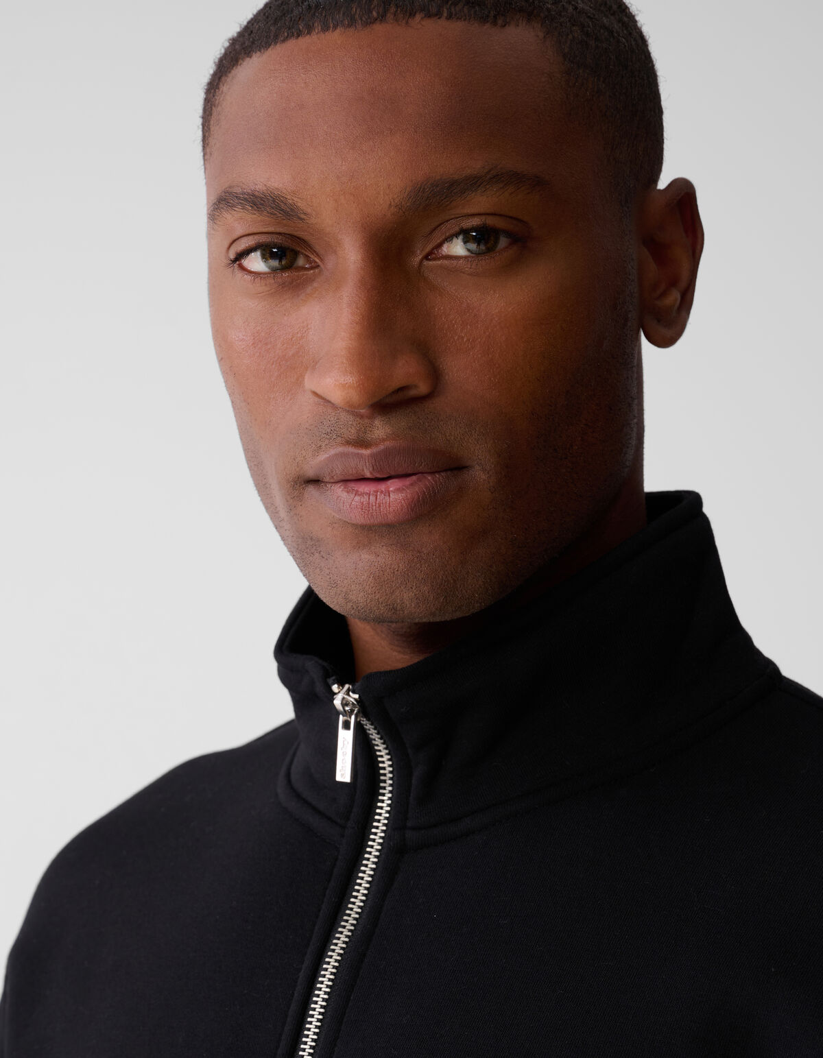 Half Zip Sweater Zwart SHOEBY MEN