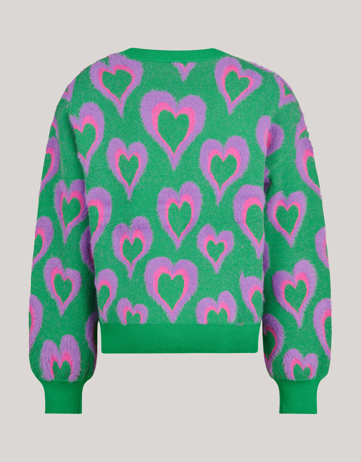 Printed Cardigan Groen SHOEBY GIRLS