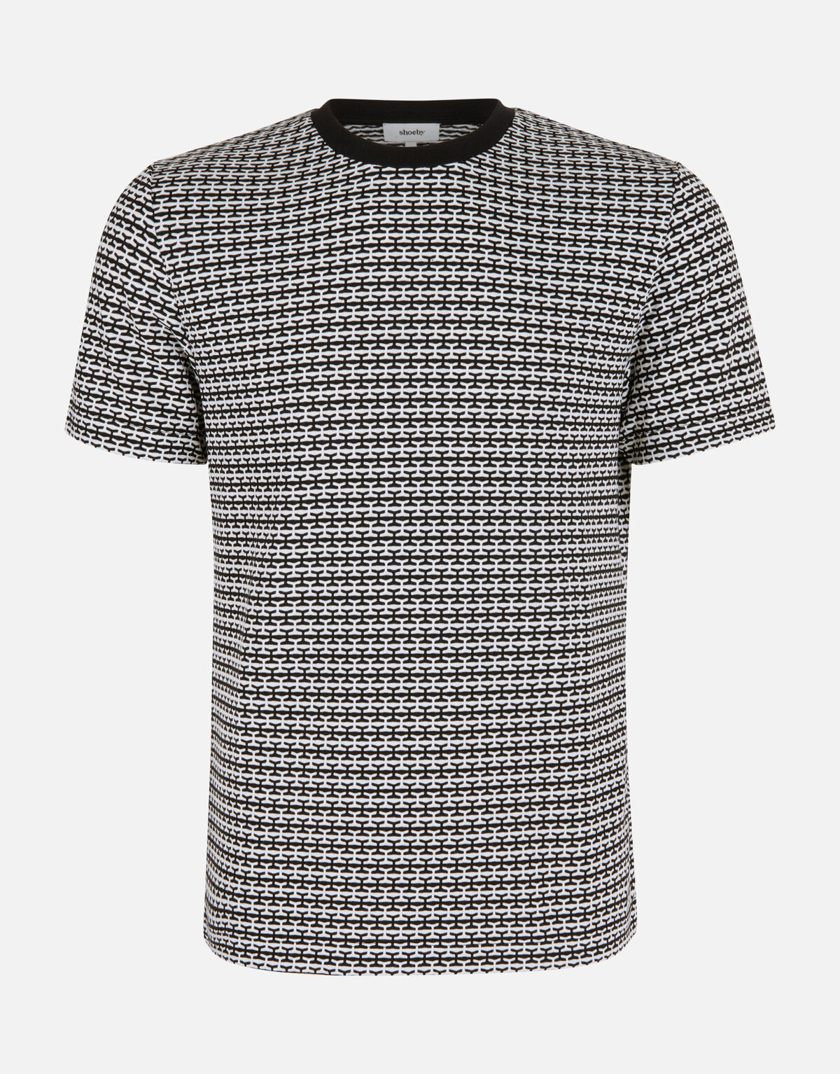 Print T-shirt Zwart/Wit SHOEBY MEN