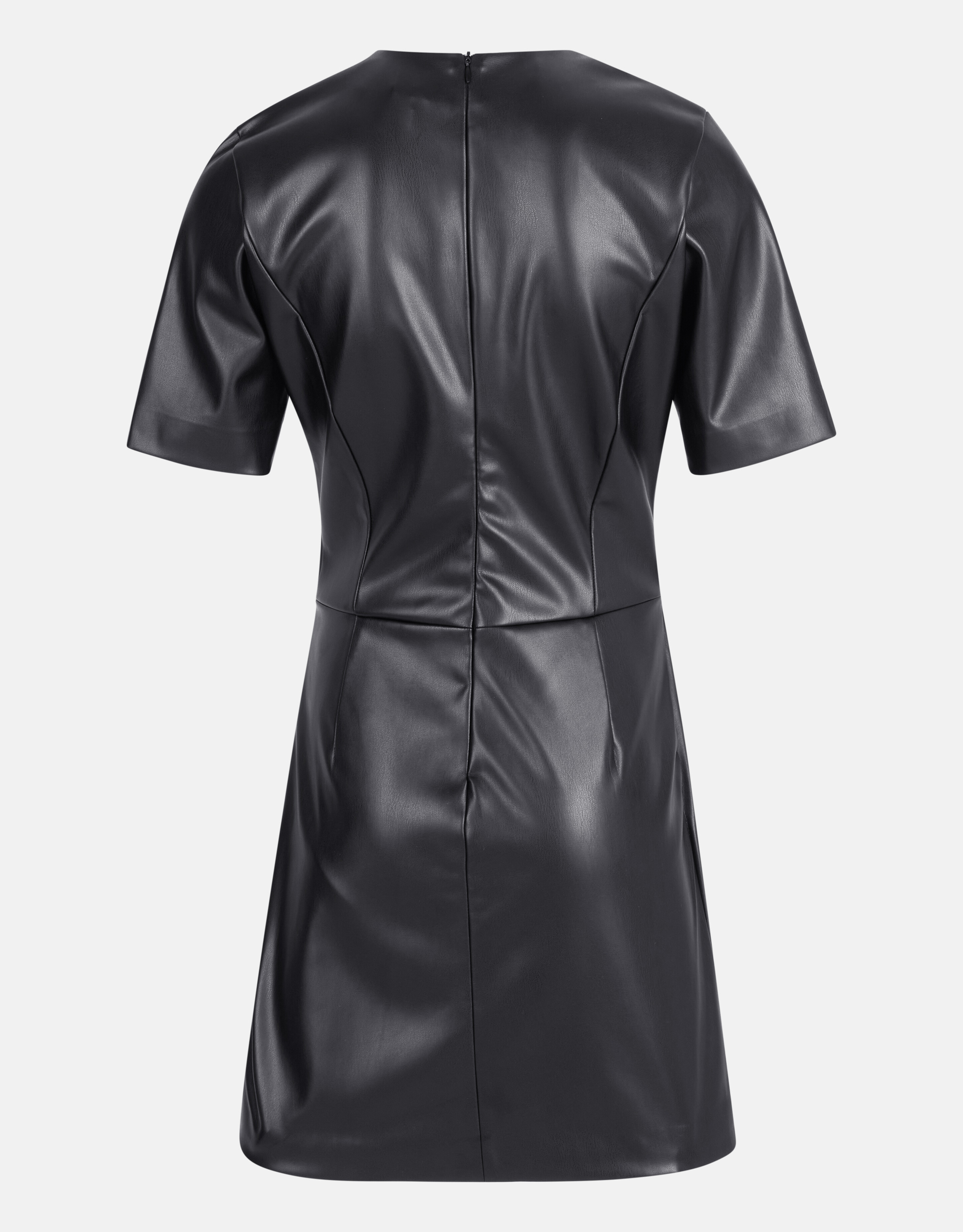 Vegan Leren Knot Jurk Zwart SHOEBY WOMEN