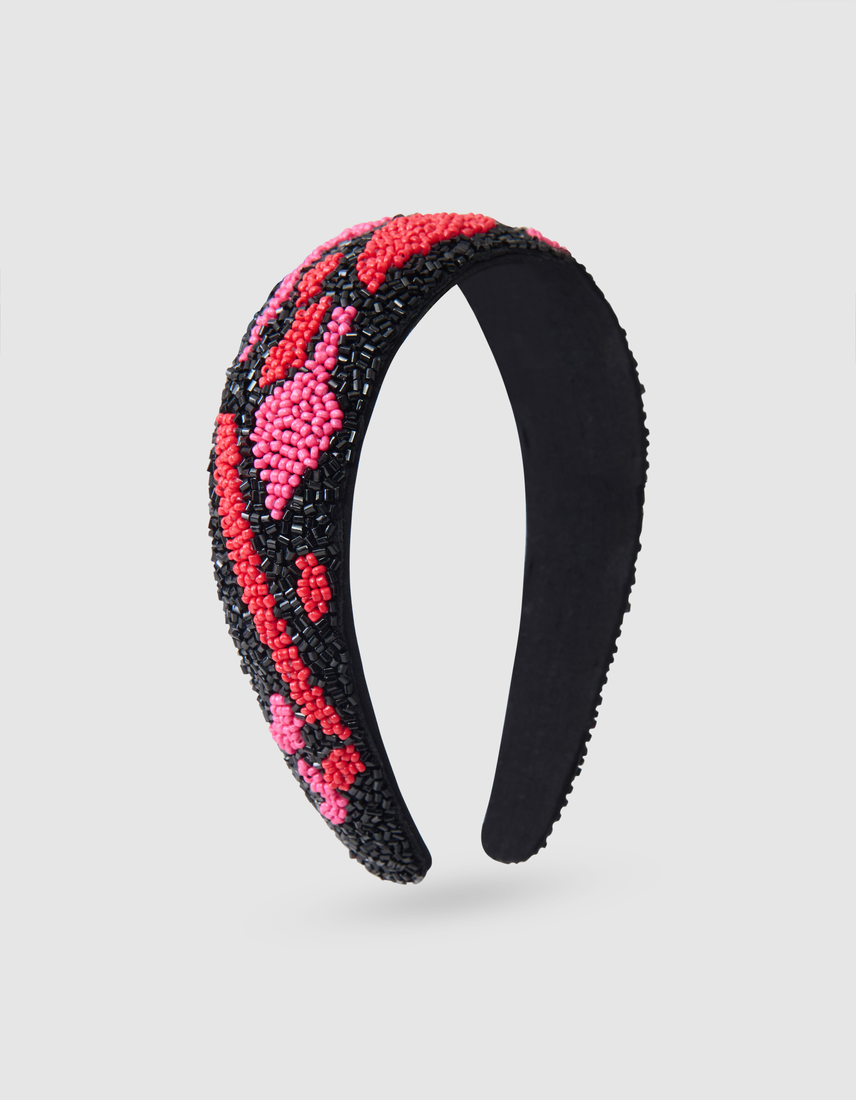 Beaded Haarband Roze/Rood SHOEBY ACCESSOIRES