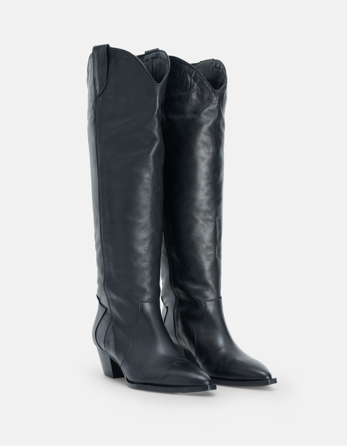 Hoge Leren Western Laars SHOEBY SHOES