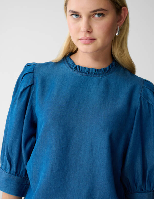 Denim Top Blauw SHOEBY WOMEN