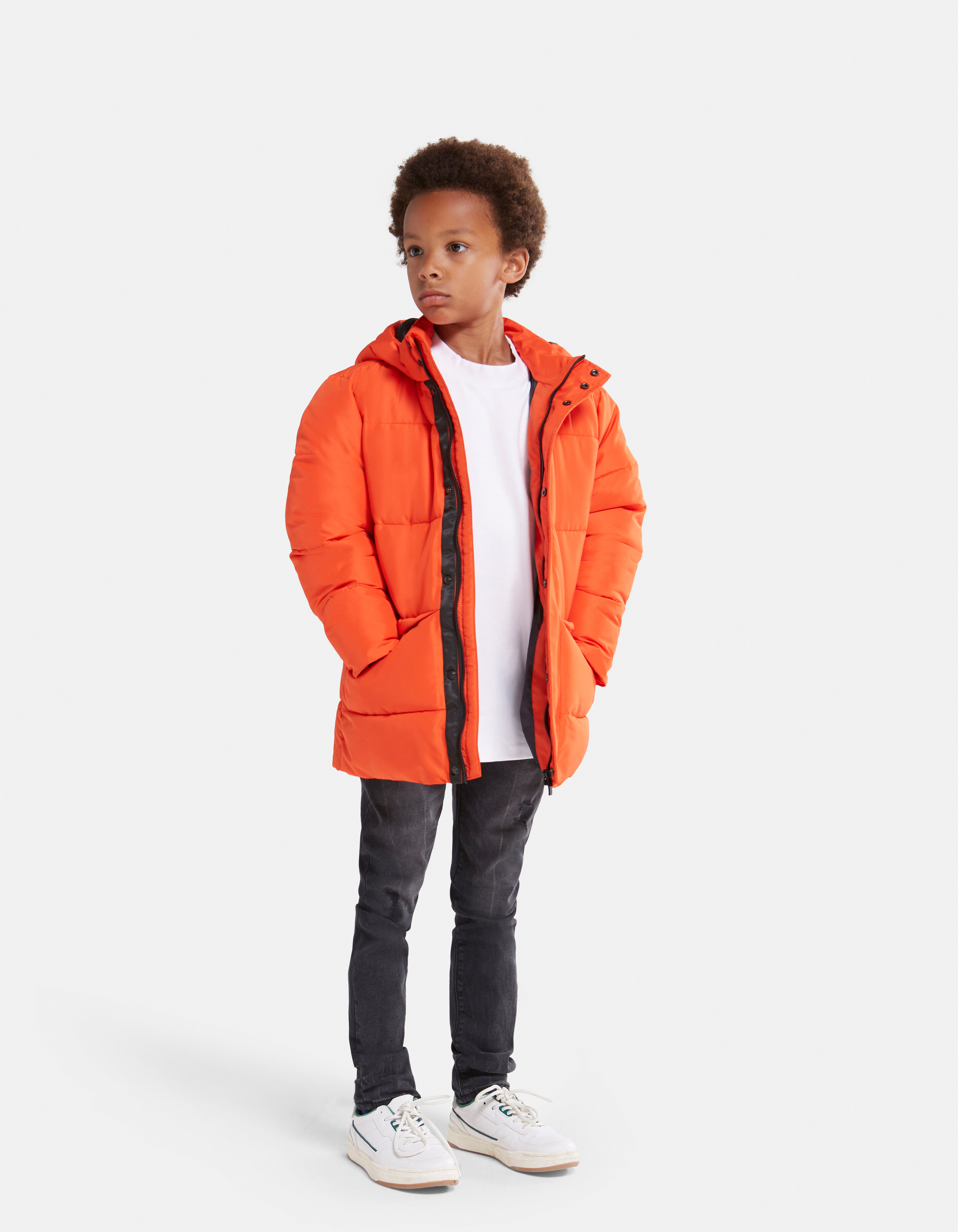 Uni Puffer Jas Oranje SHOEBY BOYS