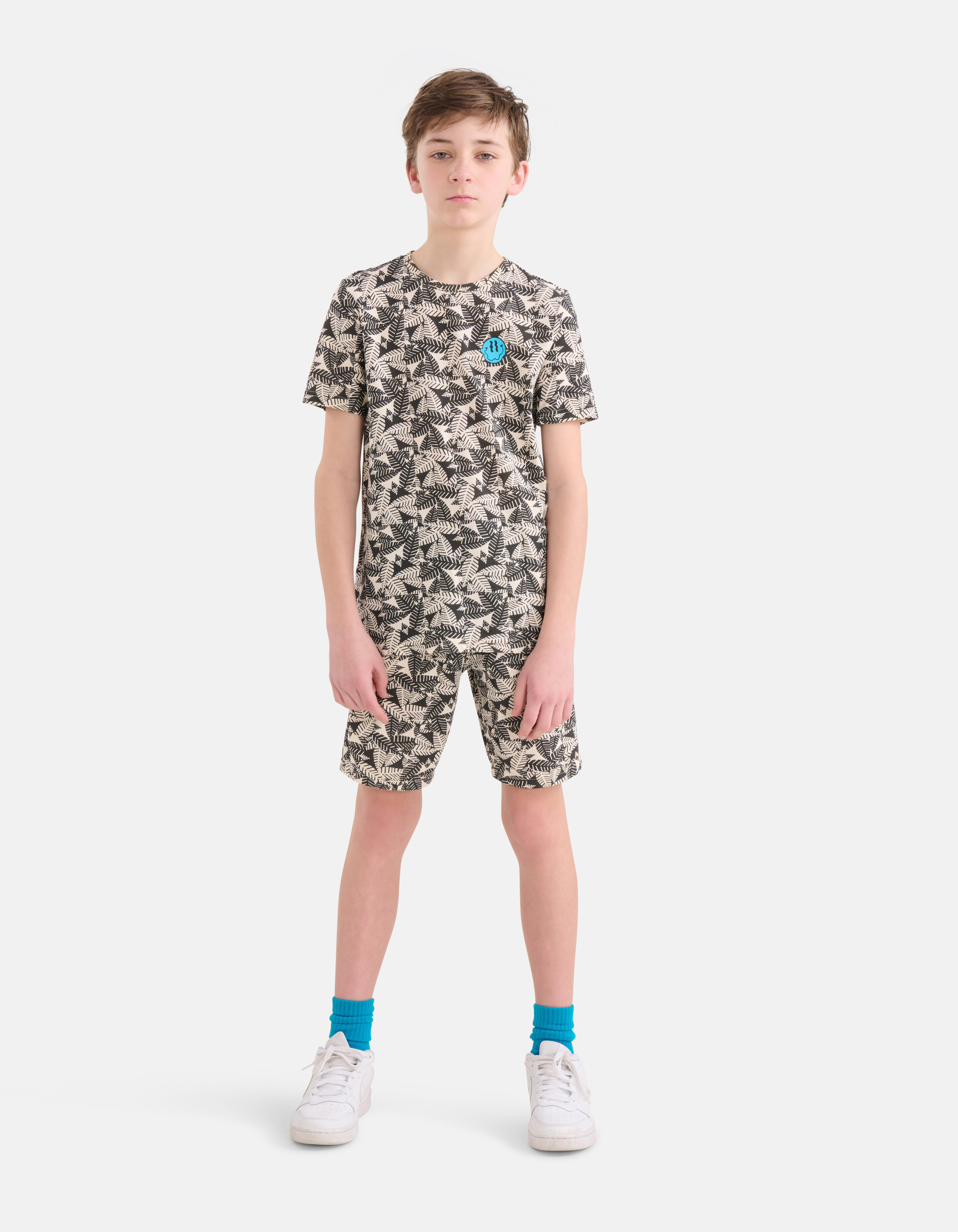 Printed T-shirt Zwart SHOEBY BOYS