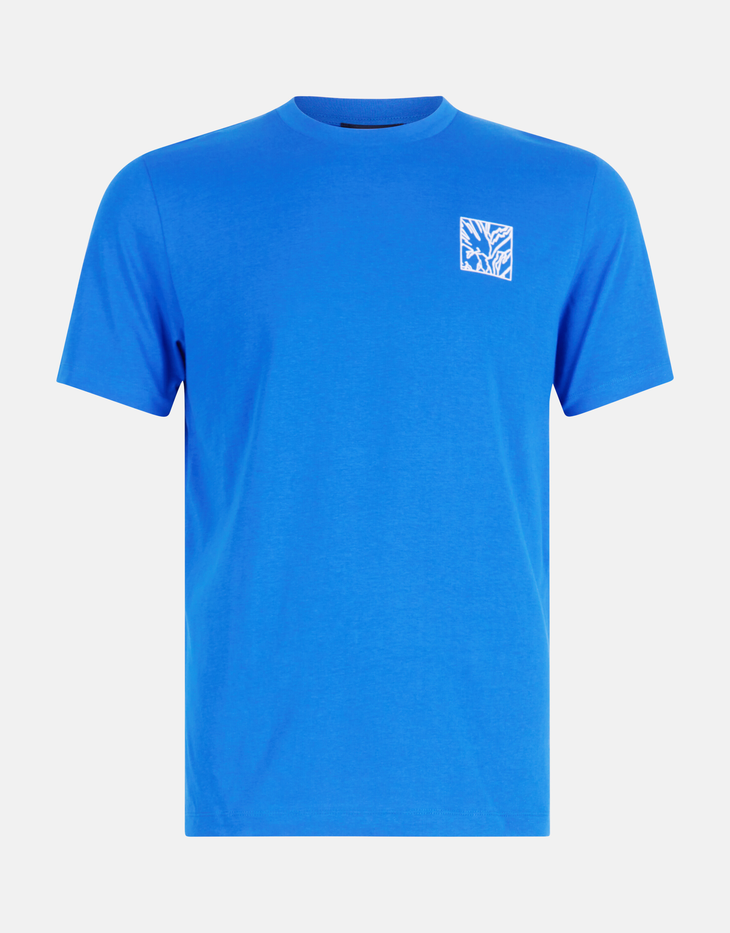Line T-shirt Blauw SHOEBY MEN