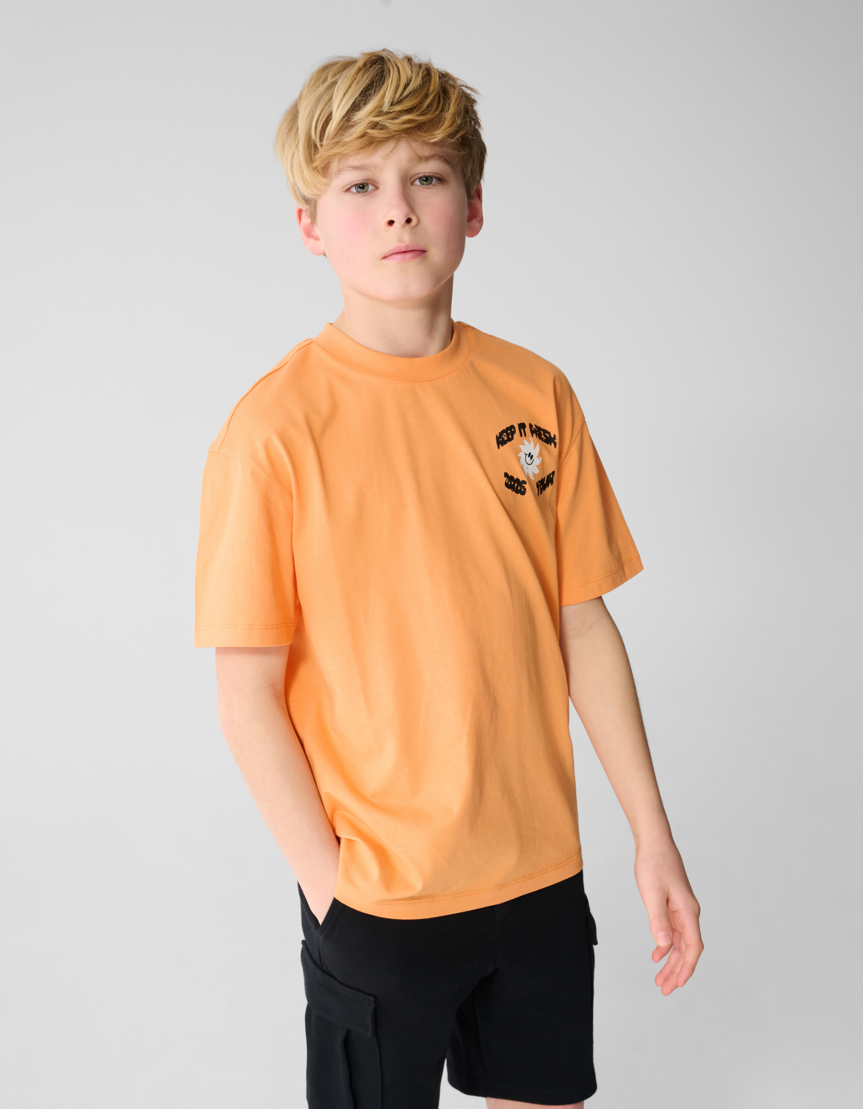 Fresh Tour Artwork T-shirt Oranje SHOEBY BOYS