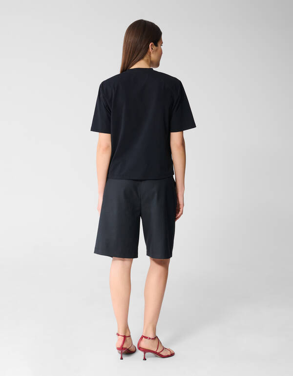 Padded T-shirt Zwart SHOEBY WOMEN