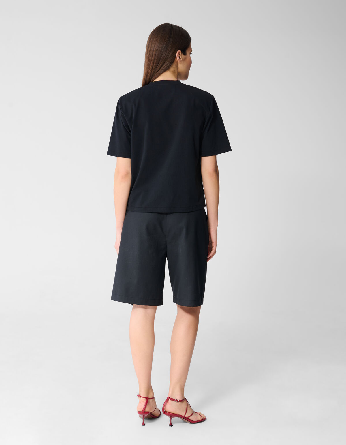 Padded T-shirt Zwart SHOEBY WOMEN