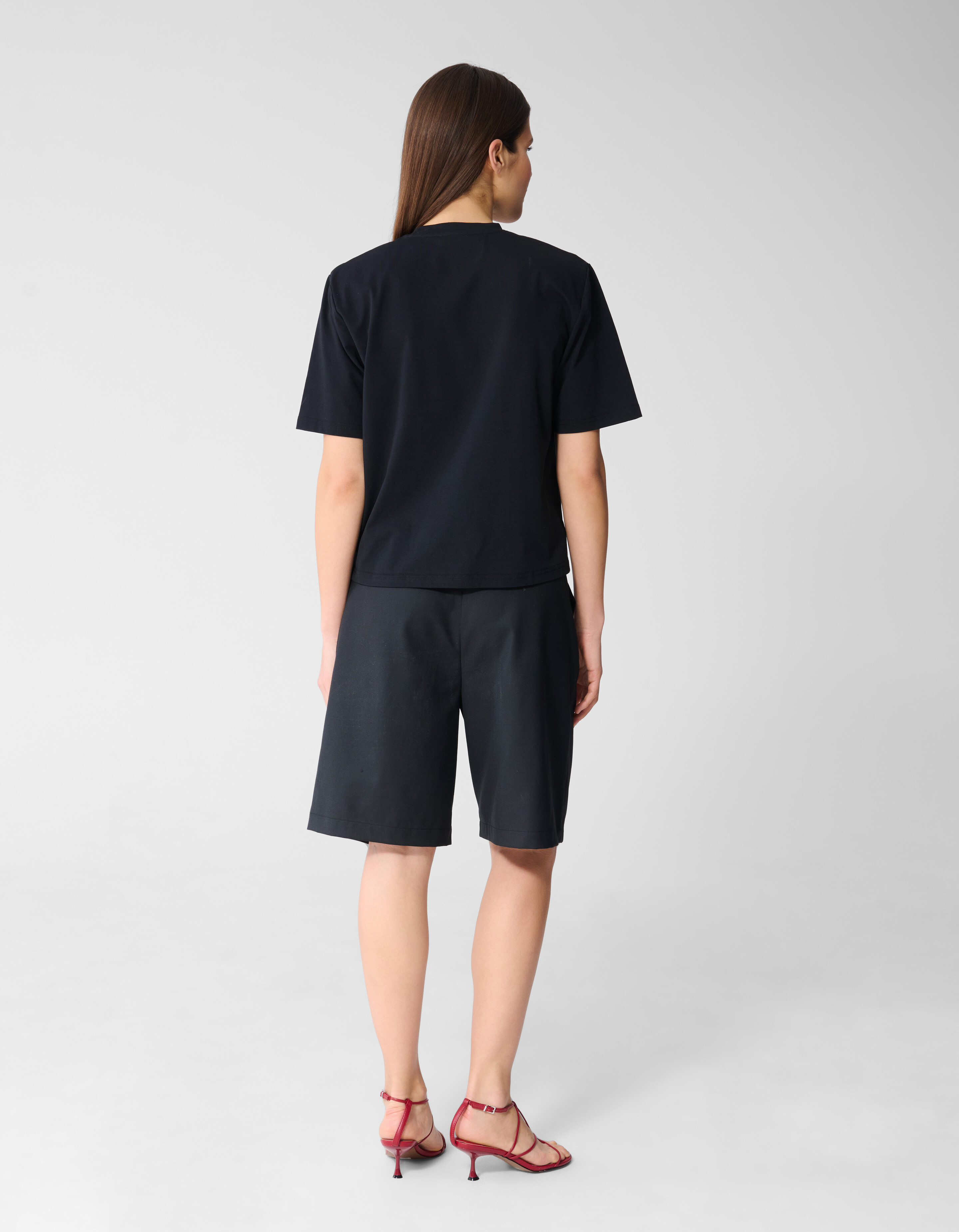 Padded T-shirt Zwart SHOEBY WOMEN