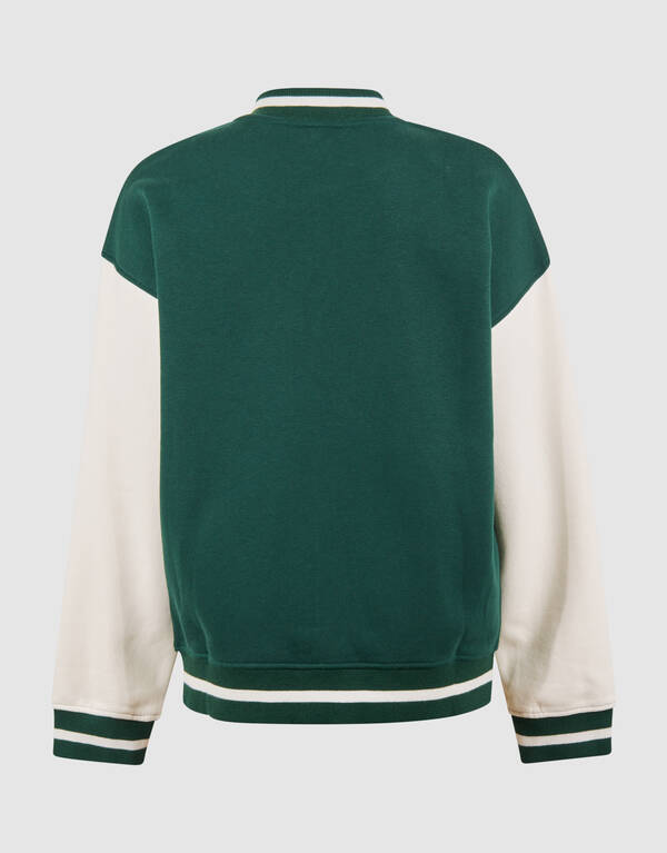 Varsity Bomber Jack Donkergroen SHOEBY BOYS