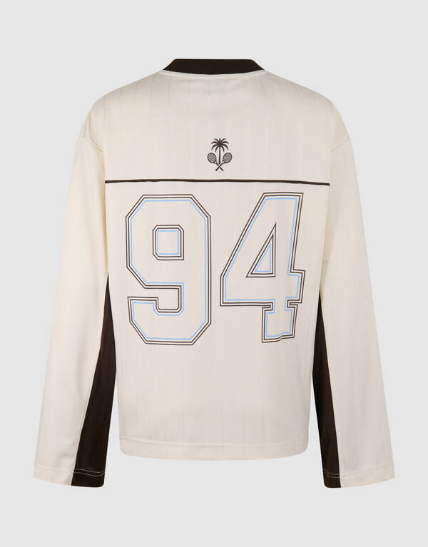 Sporty Longsleeve Top Gebroken Wit SHOEBY WOMEN