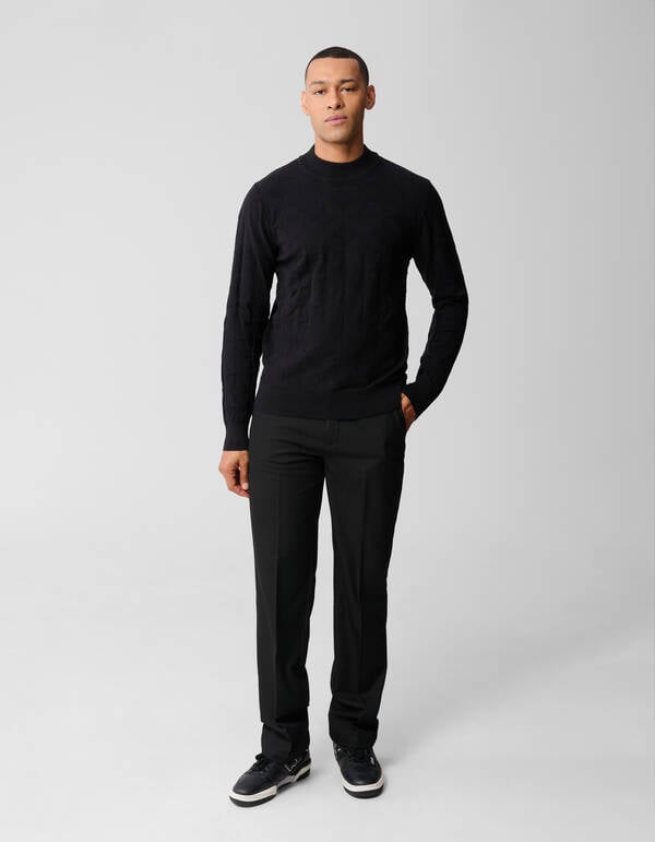 Sparkle Gebreide Trui Zwart SHOEBY MEN