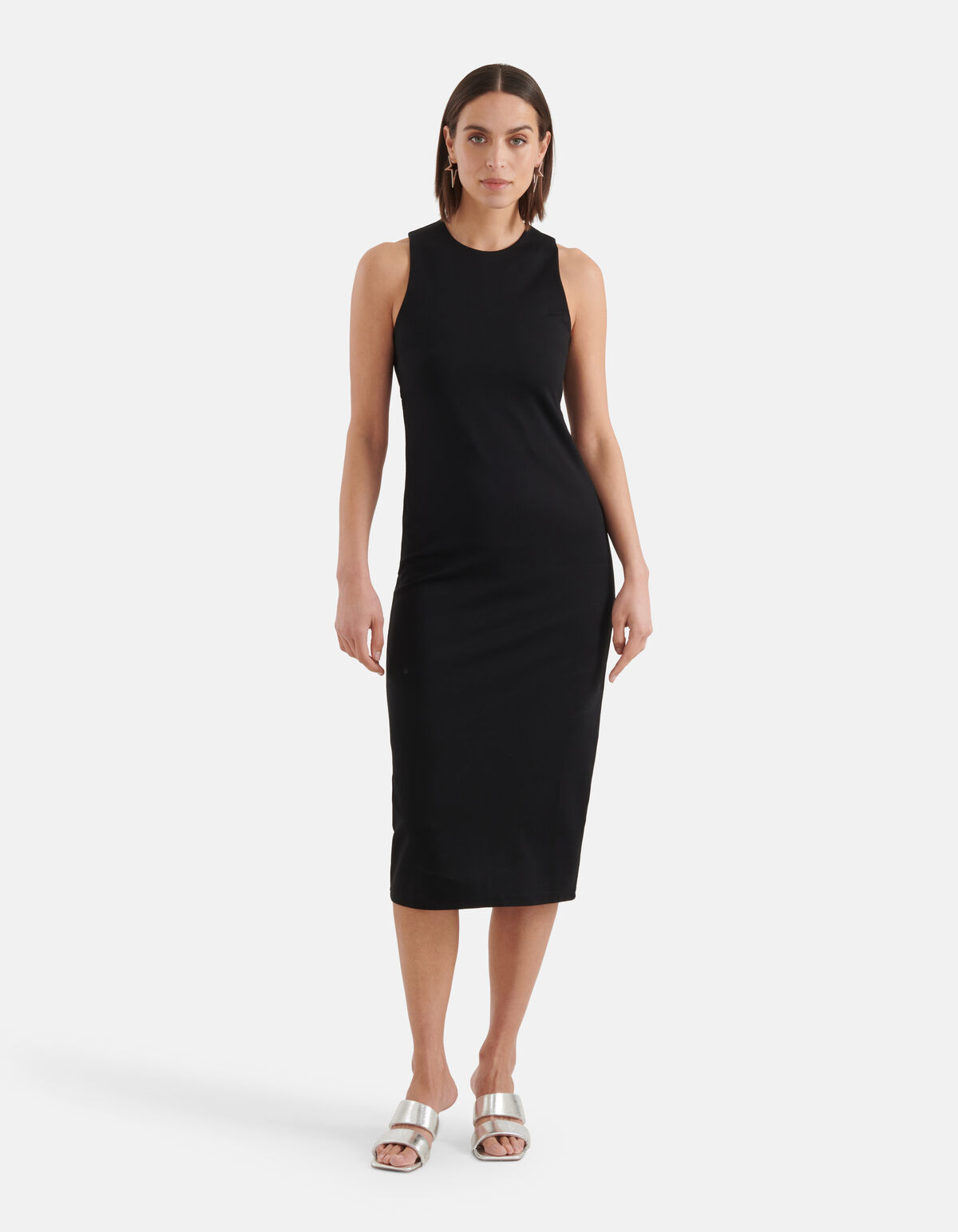 Midi Jurk Zwart SHOEBY WOMEN