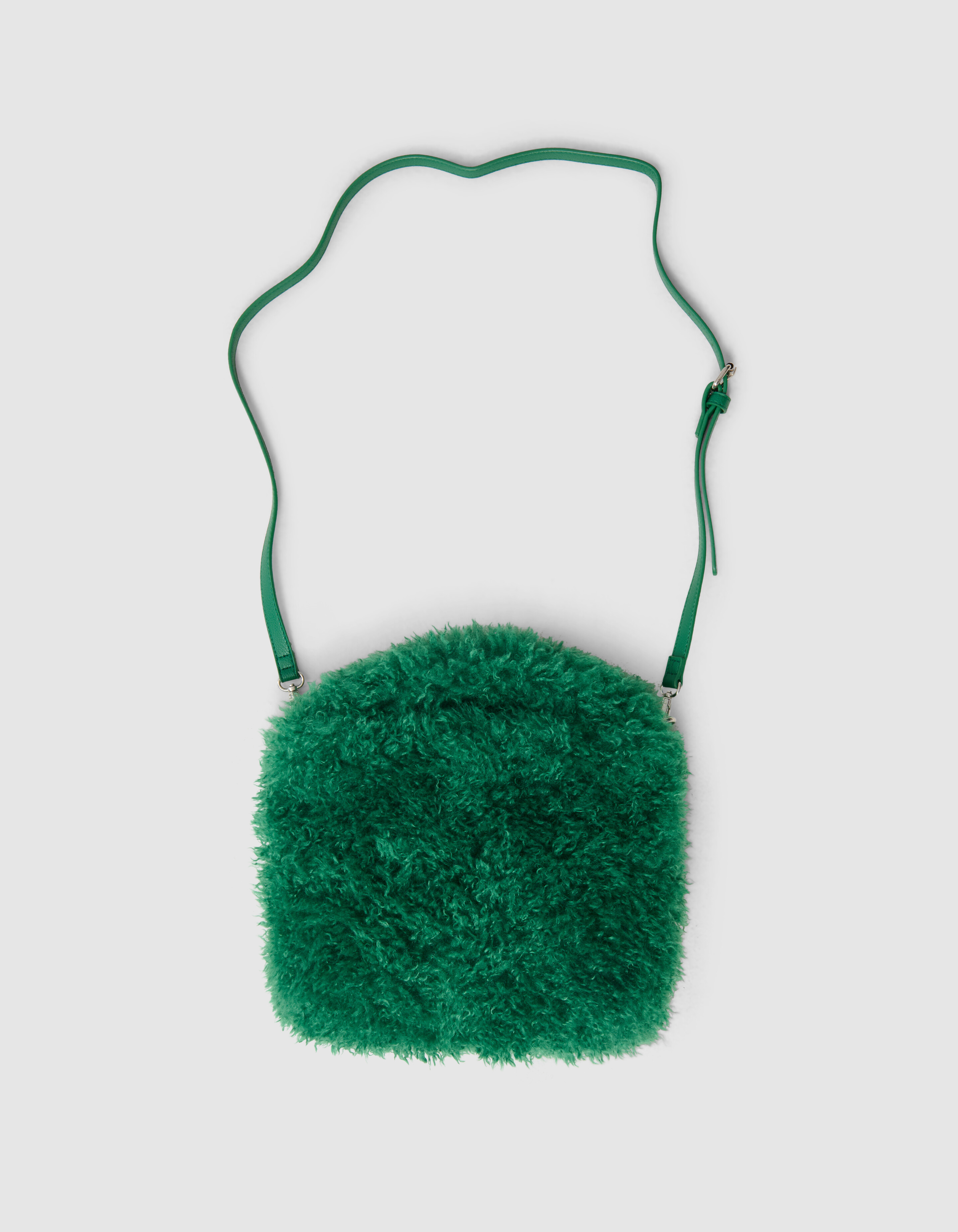Fluffy Fur Tas Donkergroen SHOEBY ACCESSOIRES