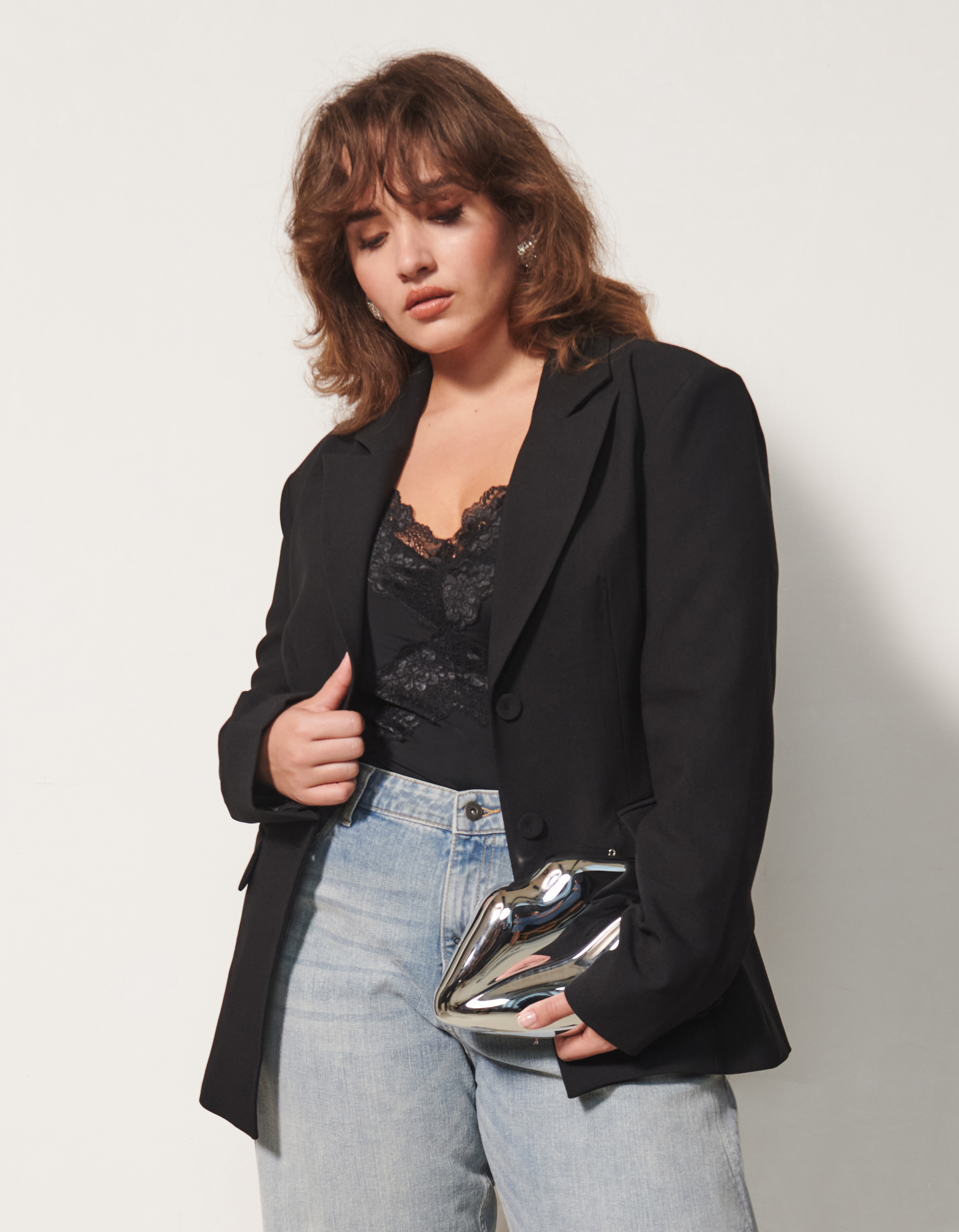 Getailleerde Blazer Zwart By Fred SHOEBY WOMEN