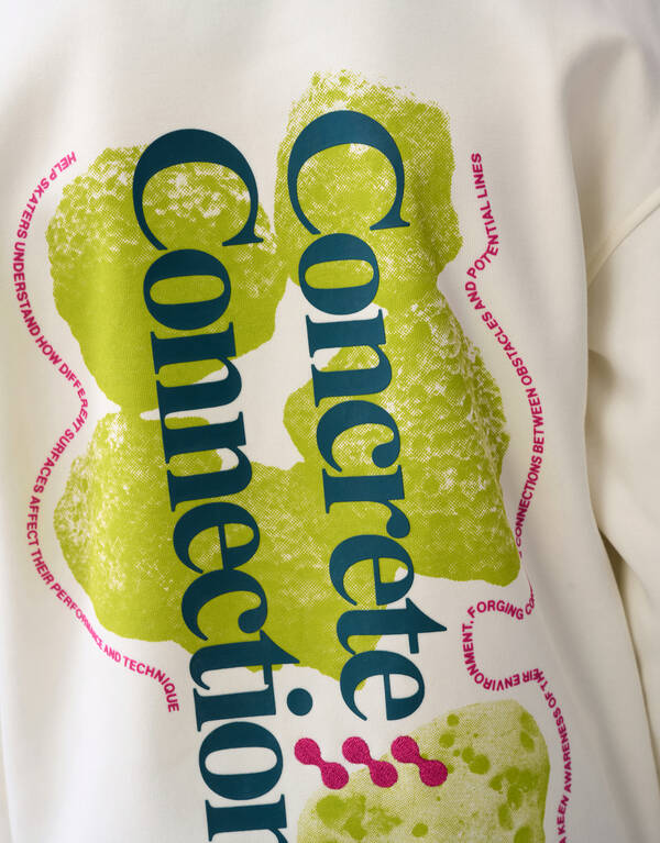 Artwork Sweater Gebroken Wit SHOEBY BOYS