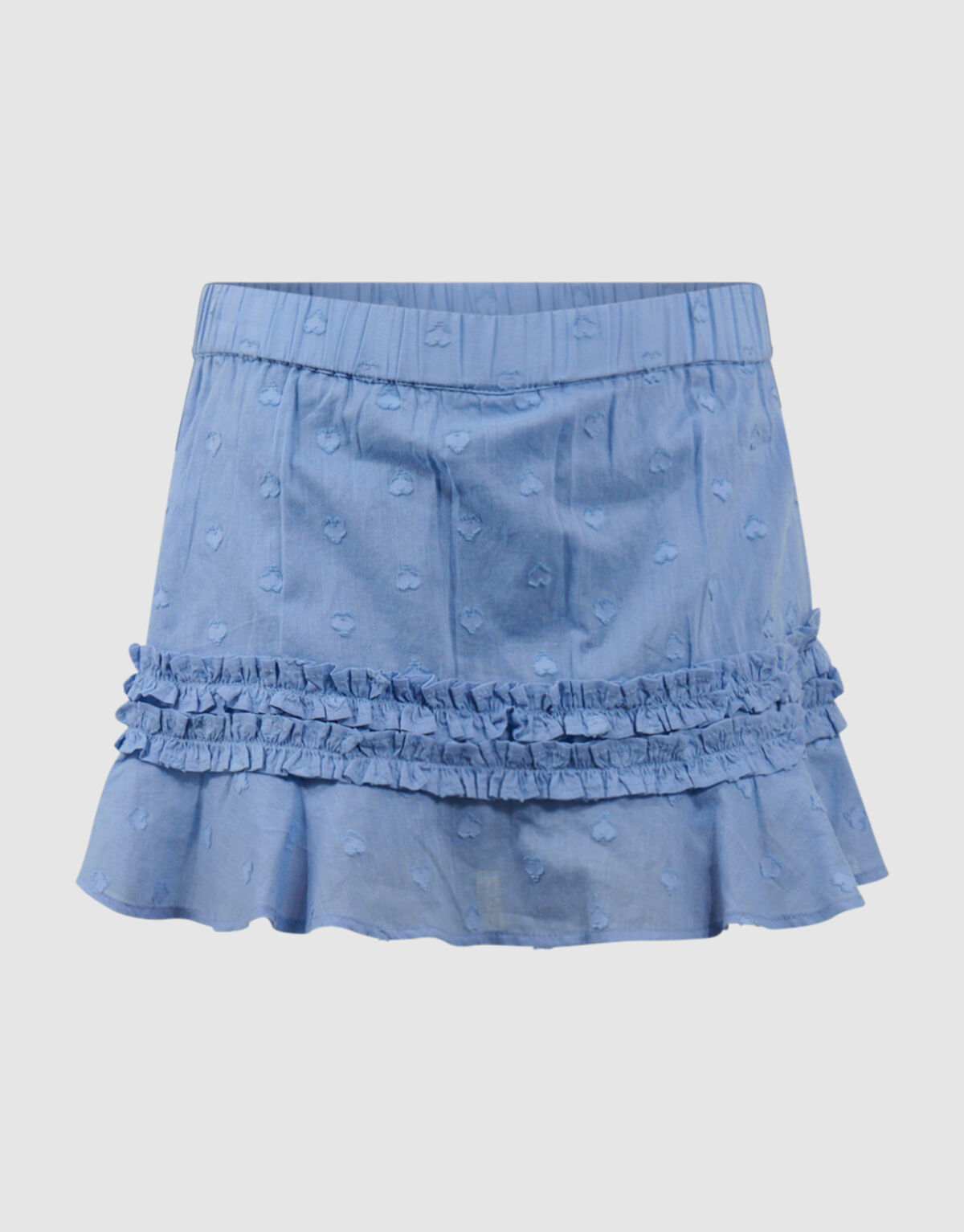 Dobby Heart Mini Rok Lichtblauw SHOEBY GIRLS