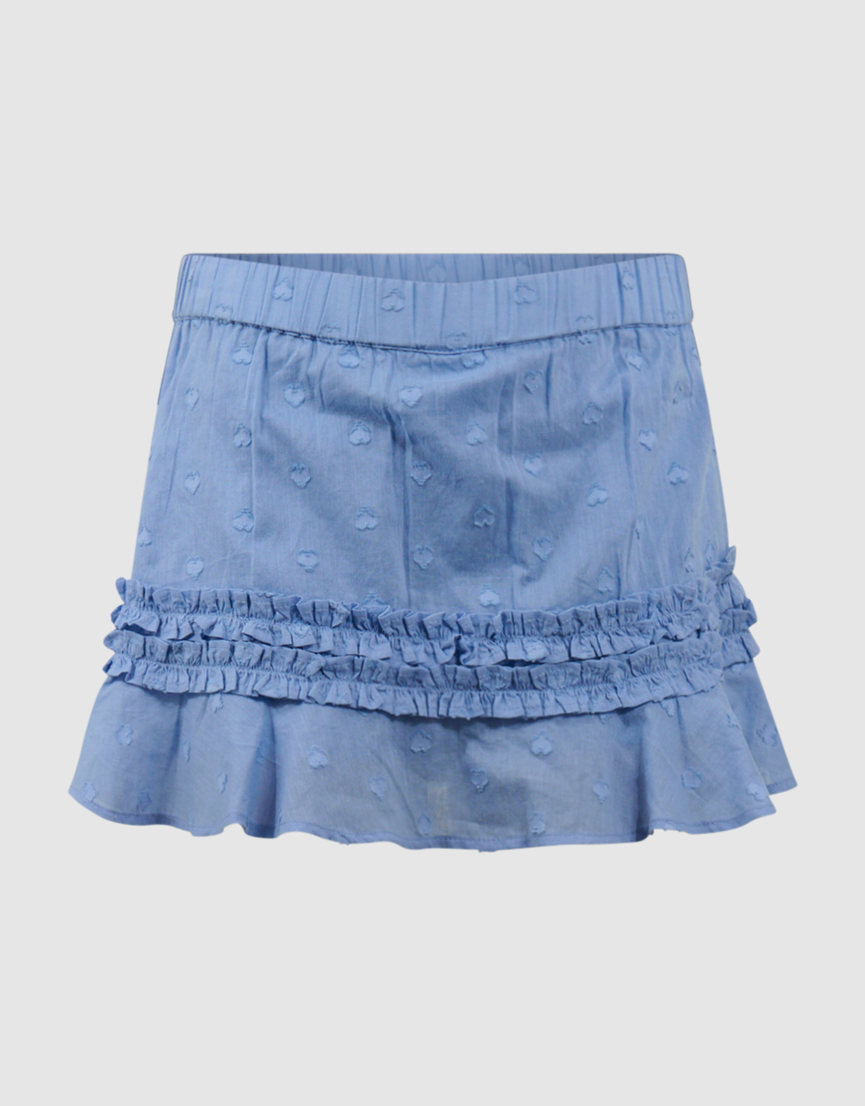 Dobby Heart Mini Rok Lichtblauw SHOEBY GIRLS