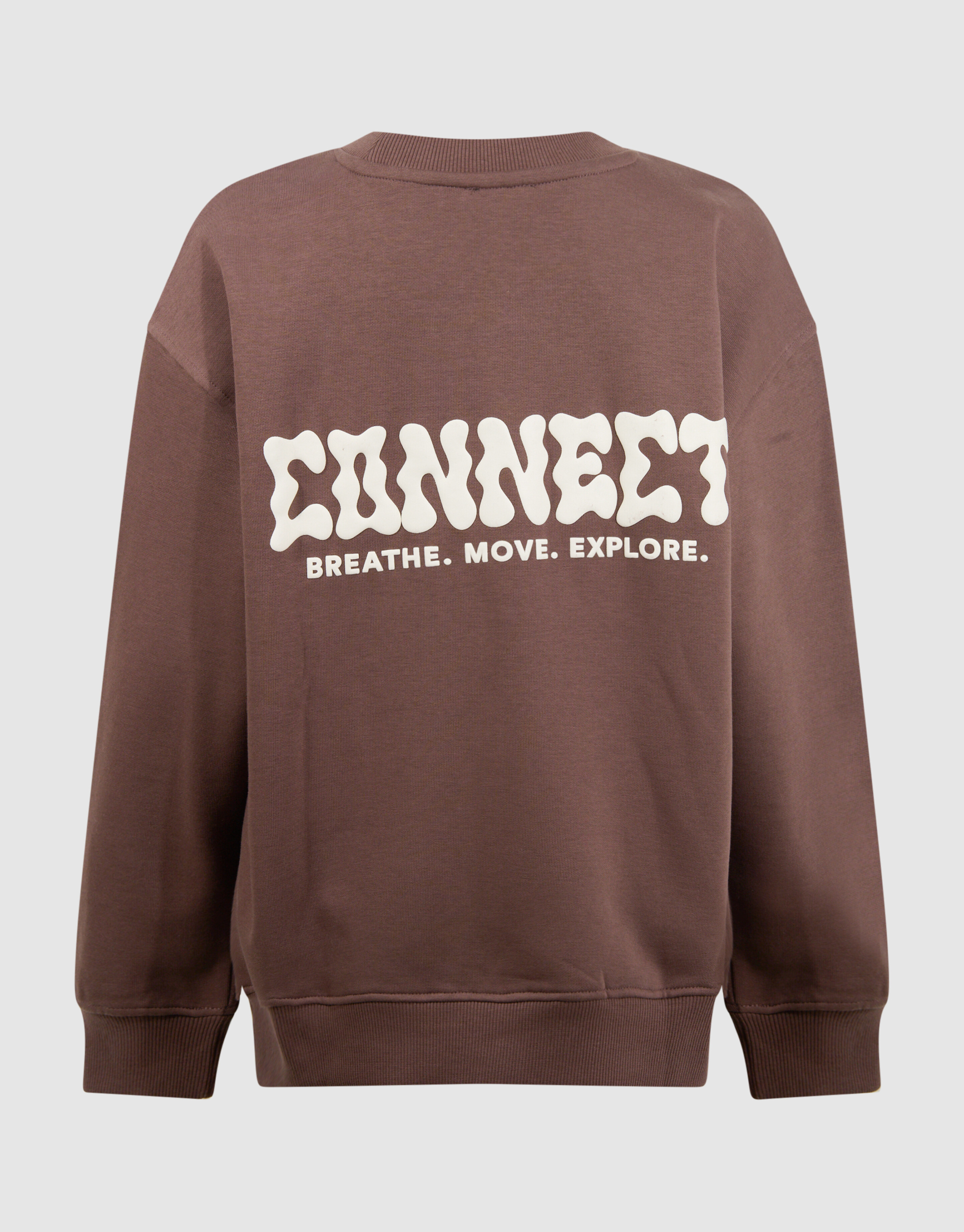 Connection Artwork Sweater Donkerbruin SHOEBY BOYS